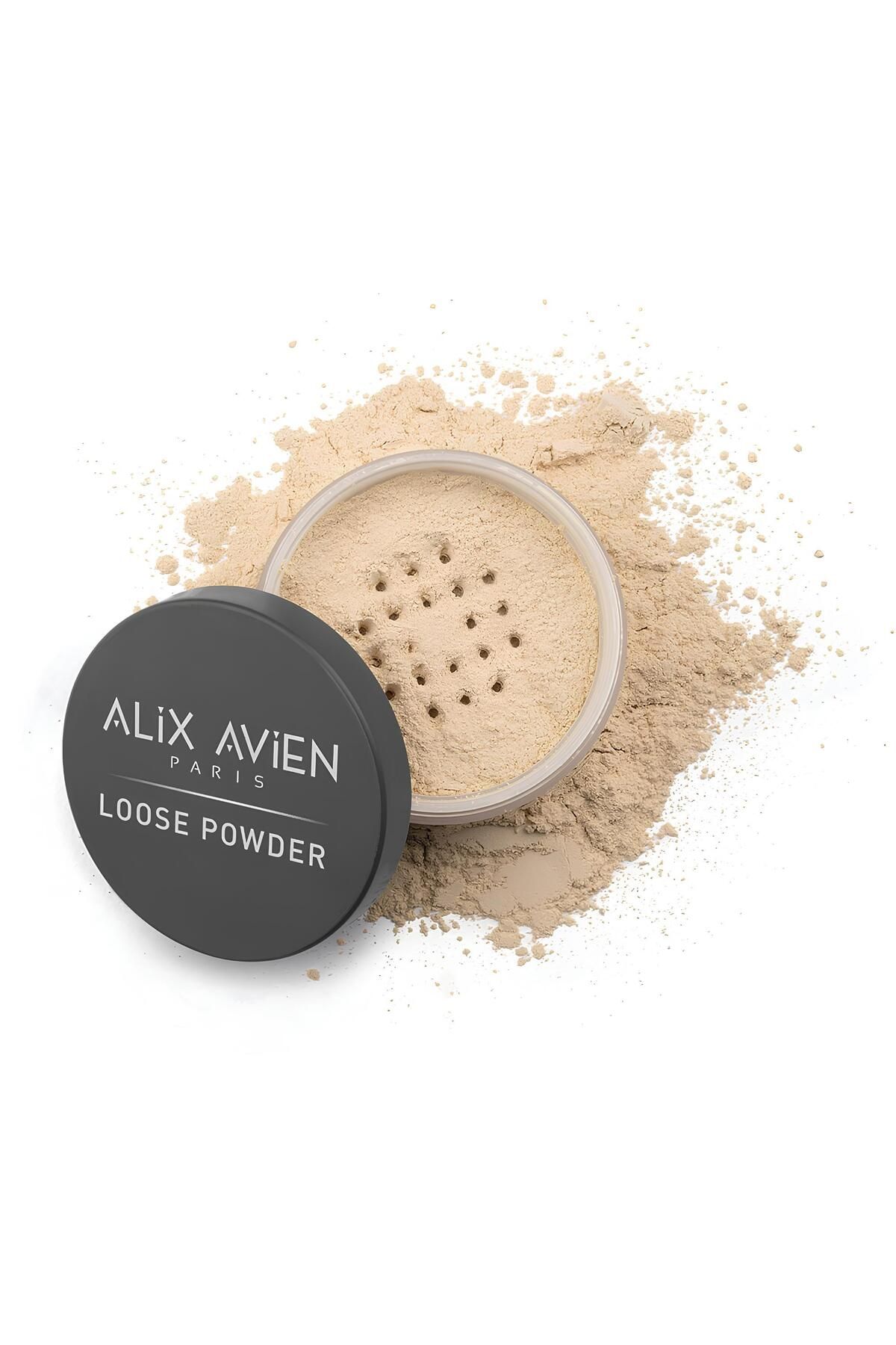 پودر ابریشمی اثر تثبیت کننده انتهای مات شل 04 ماسه کویر Alix Avien