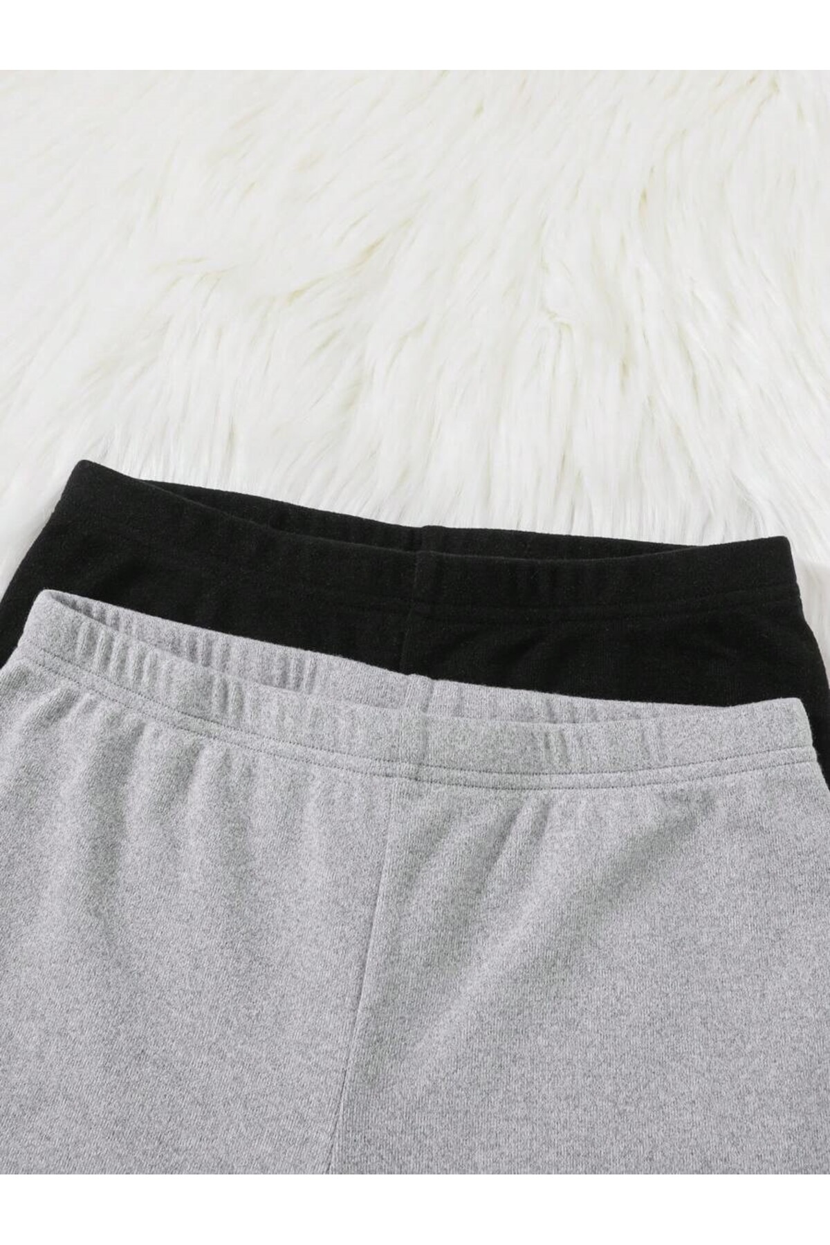 FAMEL 2'li Pamuklu Çocuk Termal İçi Şardonlu Tayt İçlik fotoğrafı 2 (önizleme)