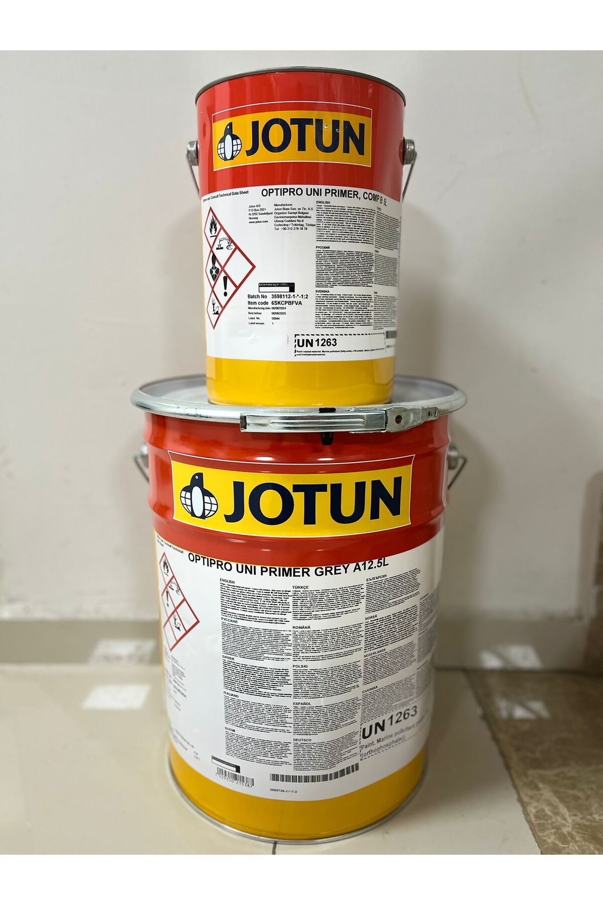 Jotun OPTIPRO UNI PRİMER GREY A 12,5 LT + 5LT SERTLEŞTİRİCİ