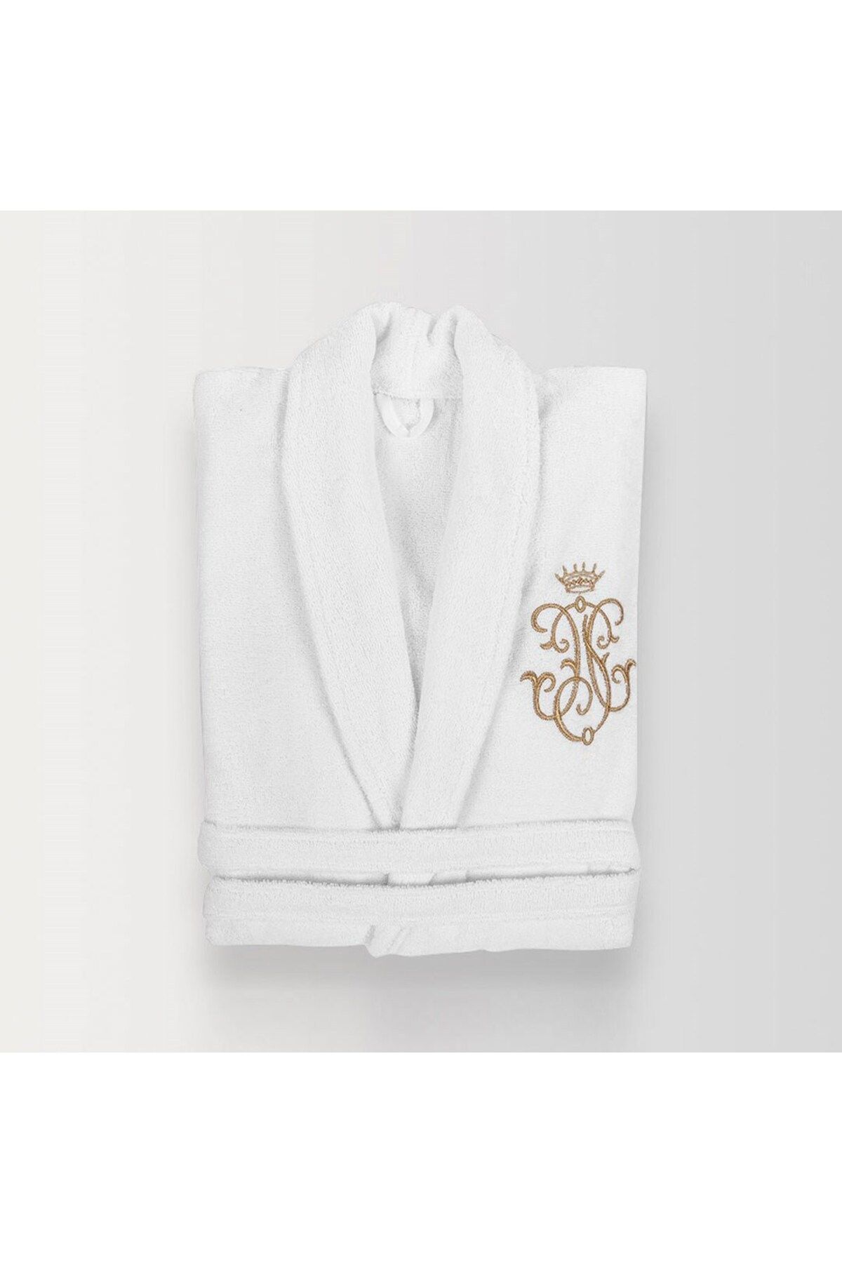 Gül Güler-New Arma Embroidered Bathrobe - Gold by Gold 1