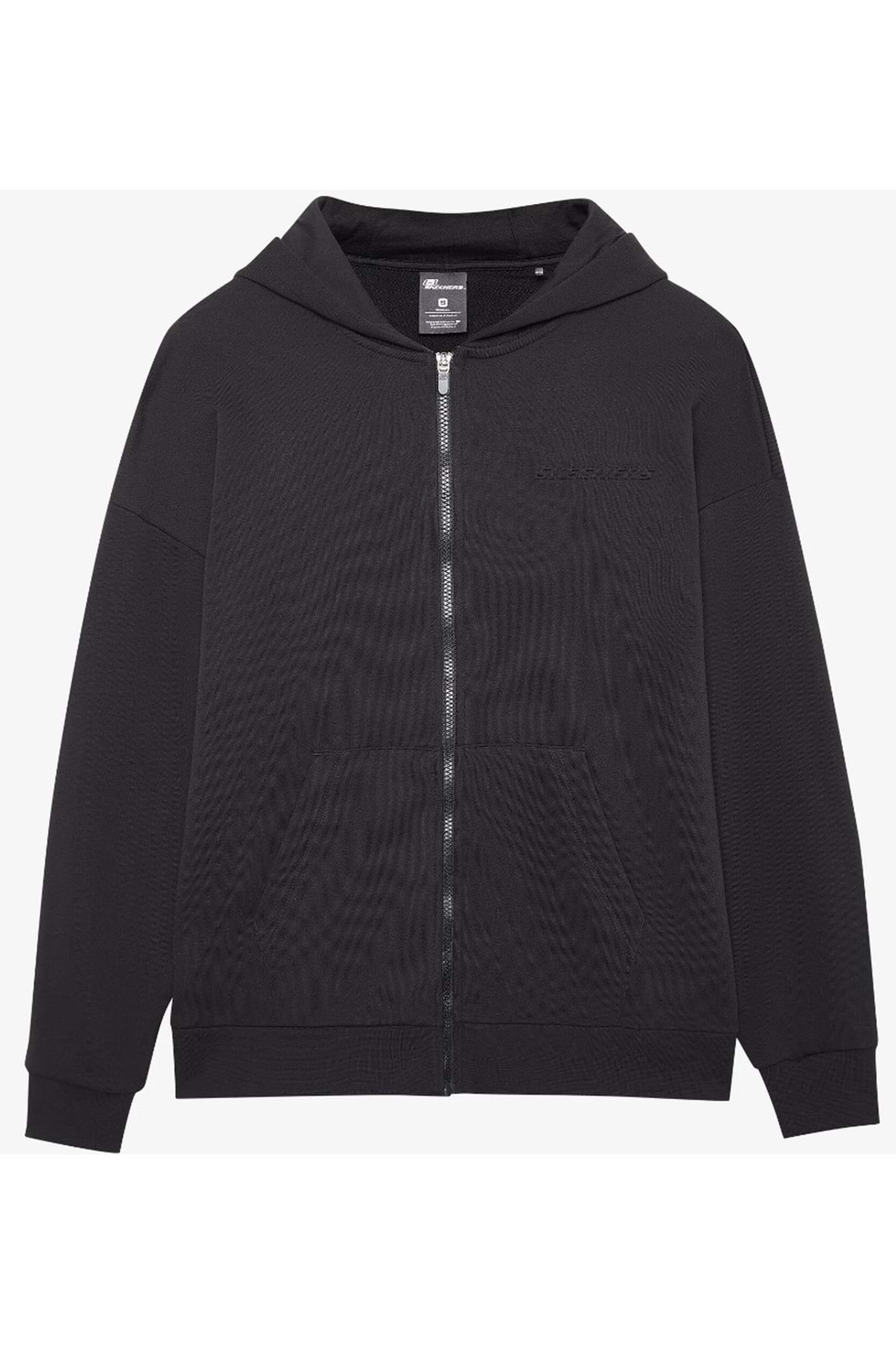 اسکچرز کاپشن مردانه اسنشال مدل هودی تمام زیپ، مشکی، کد S242112 M