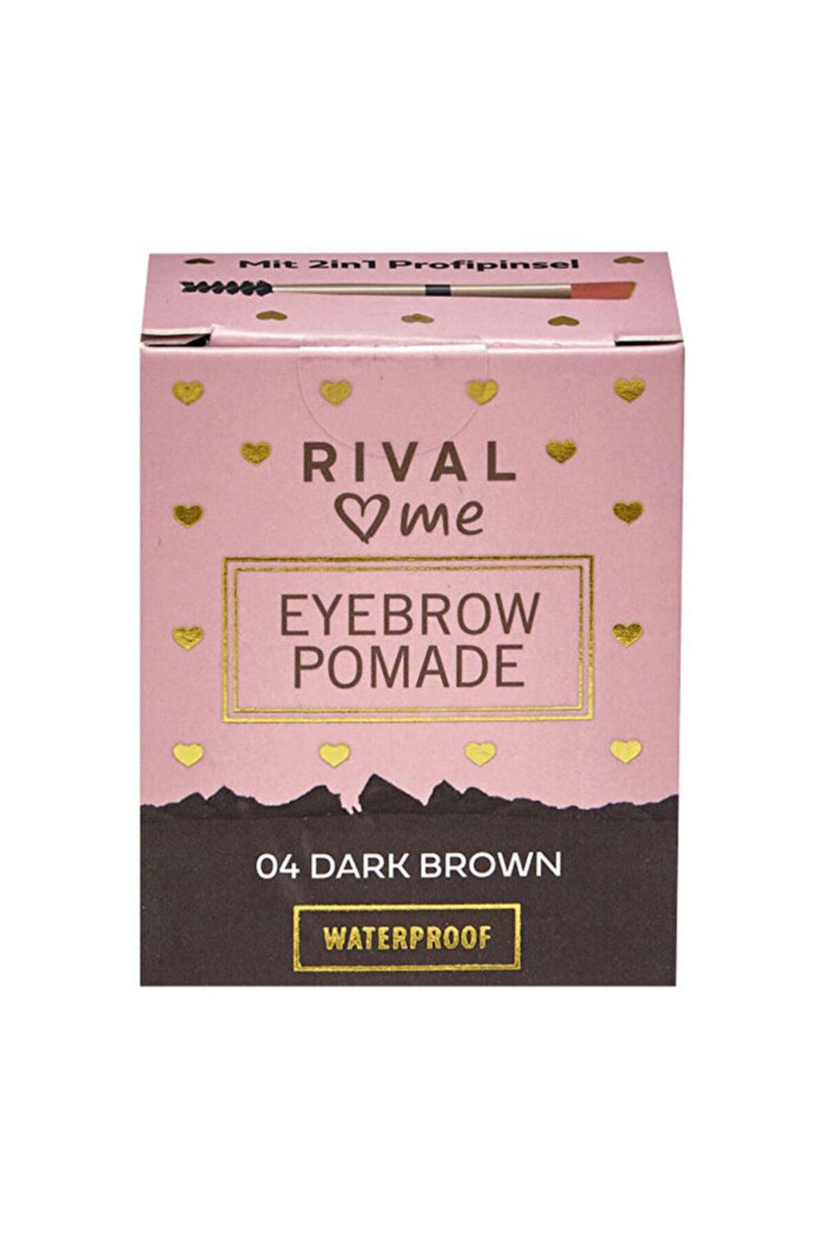 Rival Loves Me Eyebrow Pomade - Waterproof No:04 Dark Coffee - 1 pcetMC.GZLK48