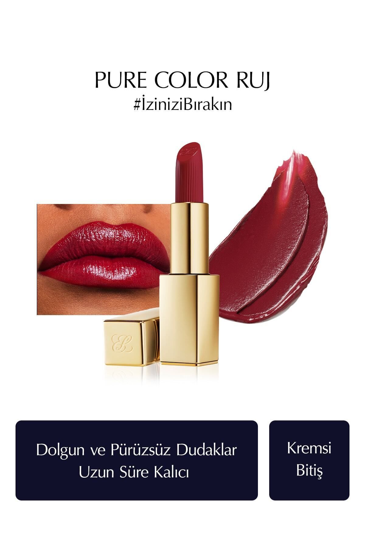 Estee Lauder Olağanüstü Formülü ve Benzersiz Dokusu İle Kalıcı Kremsi Ruj 3.5gr-541 La Noir