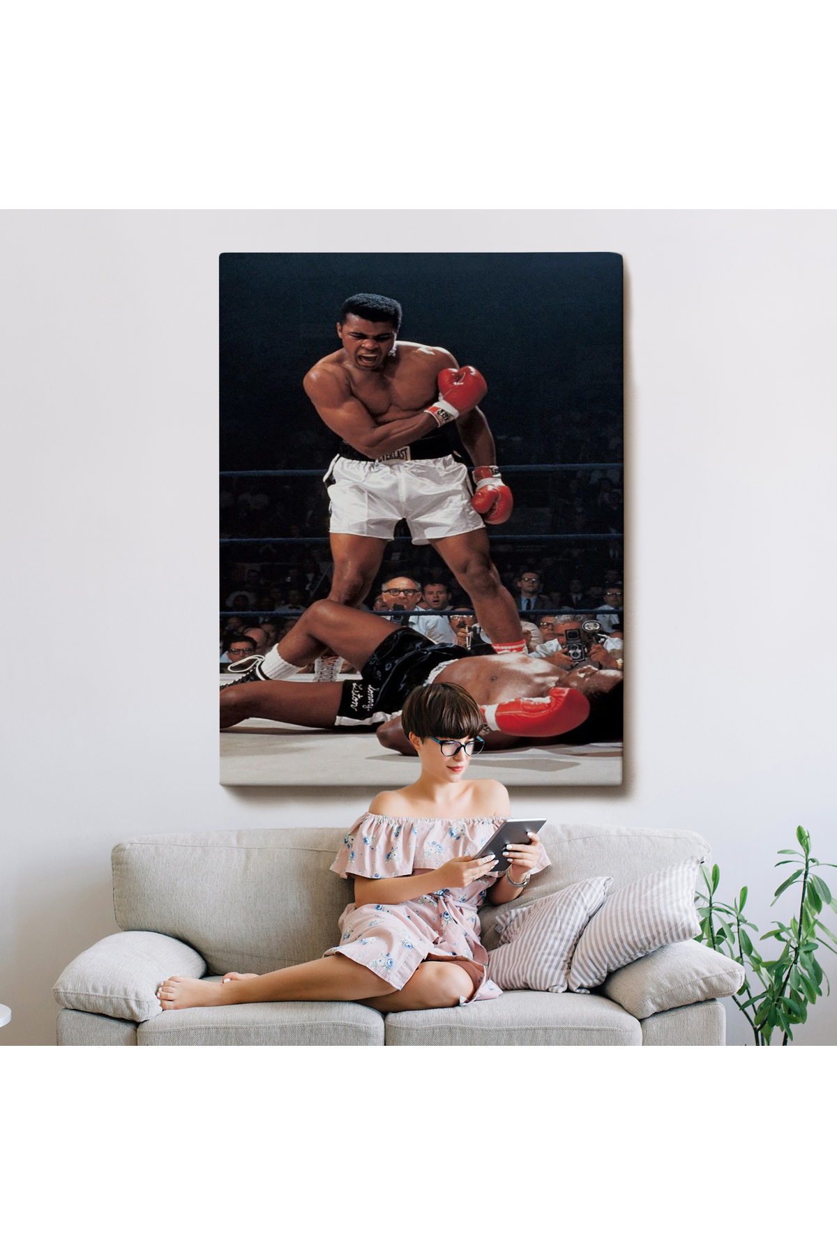 Muhammet Ali Nakavt Kanvas Tablosu görsel 8