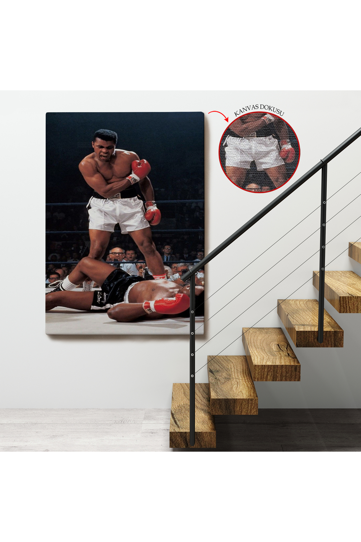 Muhammet Ali Nakavt Kanvas Tablosu görsel 4