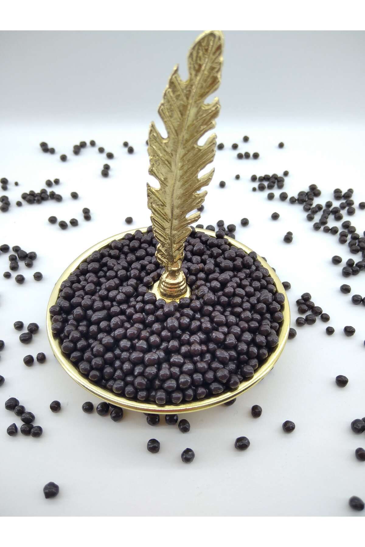 KARAHOFFİCİAL-1 kg (1000 Gr) Dark Rice Burr Cake Ornament 2