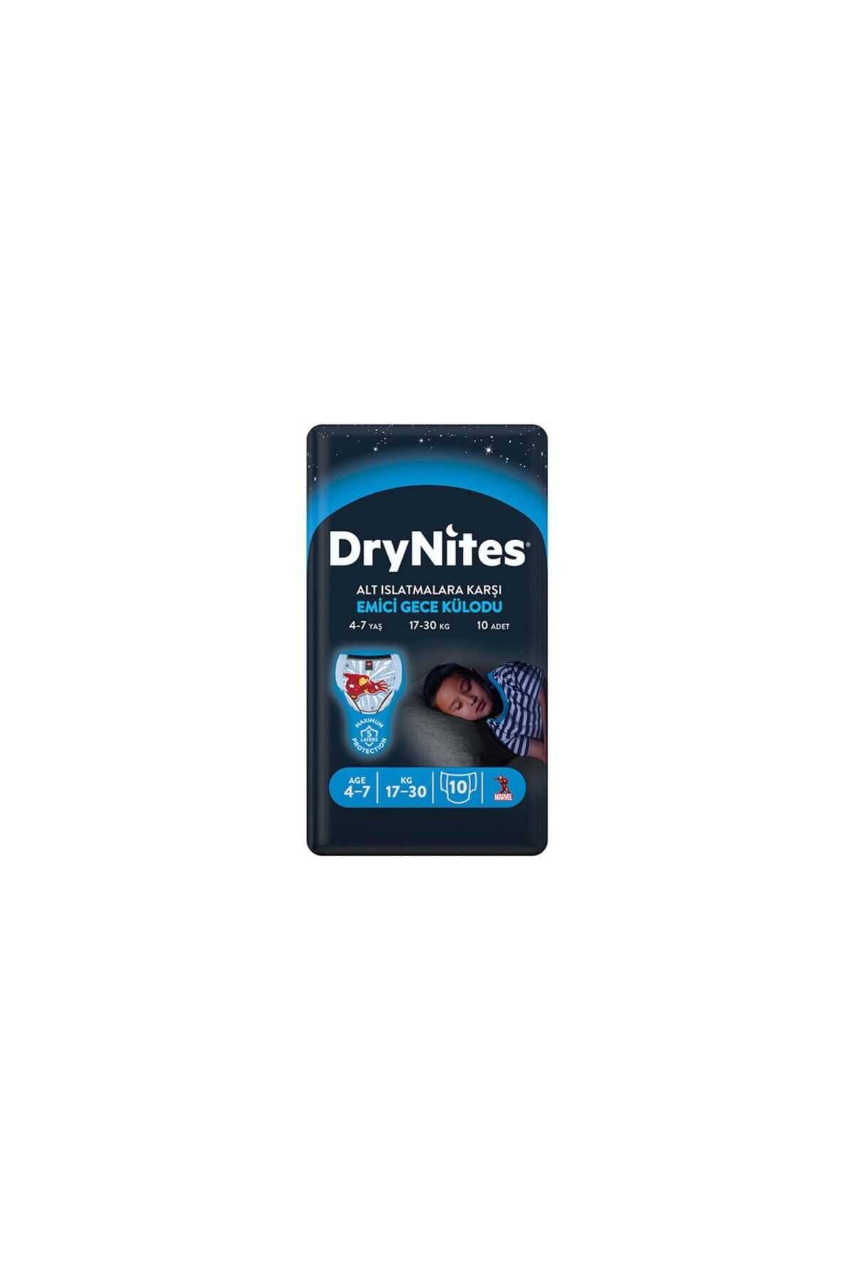 Huggies Drynıtes Erkek 4-7 Yaş 17-30kg 10 Adet