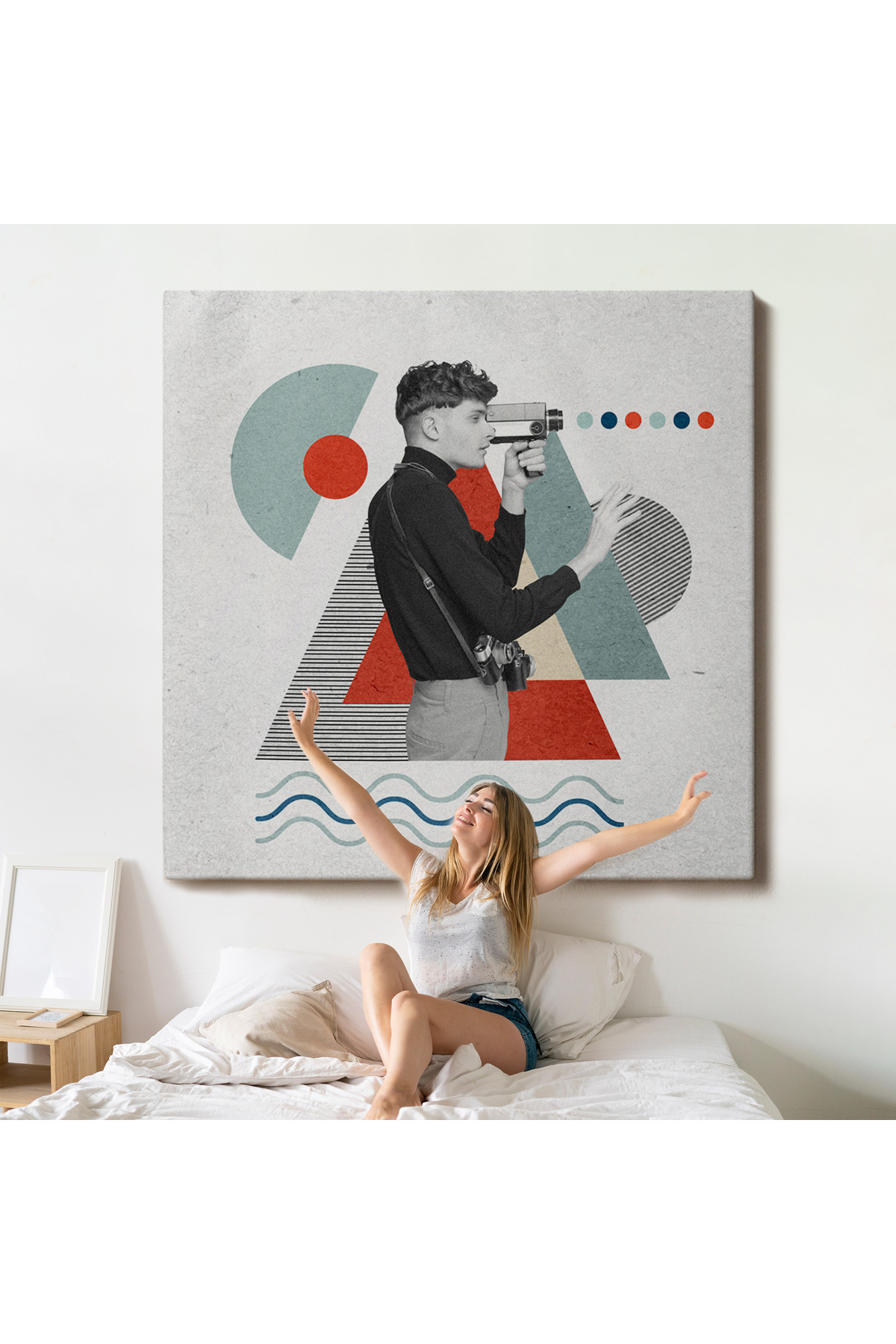 Video Pop Art Kanvas Tablo görsel 5