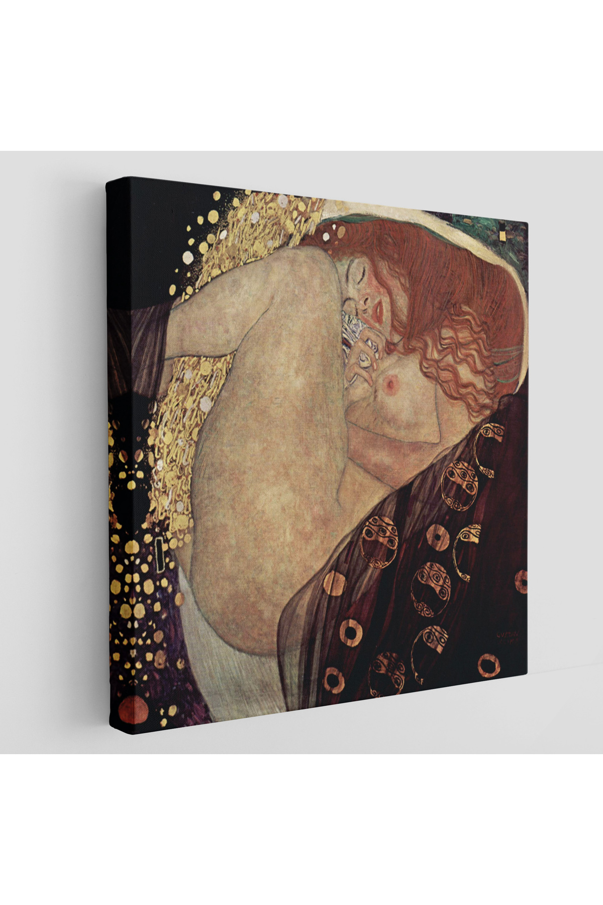 Gustav Klimt Danae Kanvas Tablosu