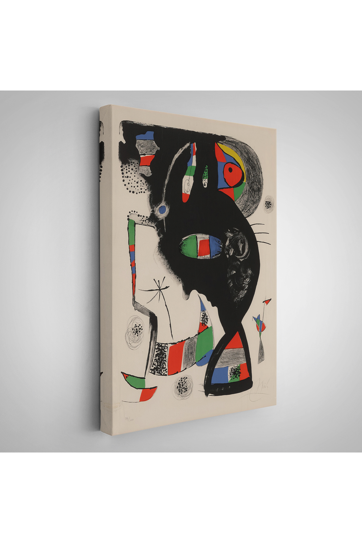 Joan Miro - 42 Rue Blomet Kanvas Tablo