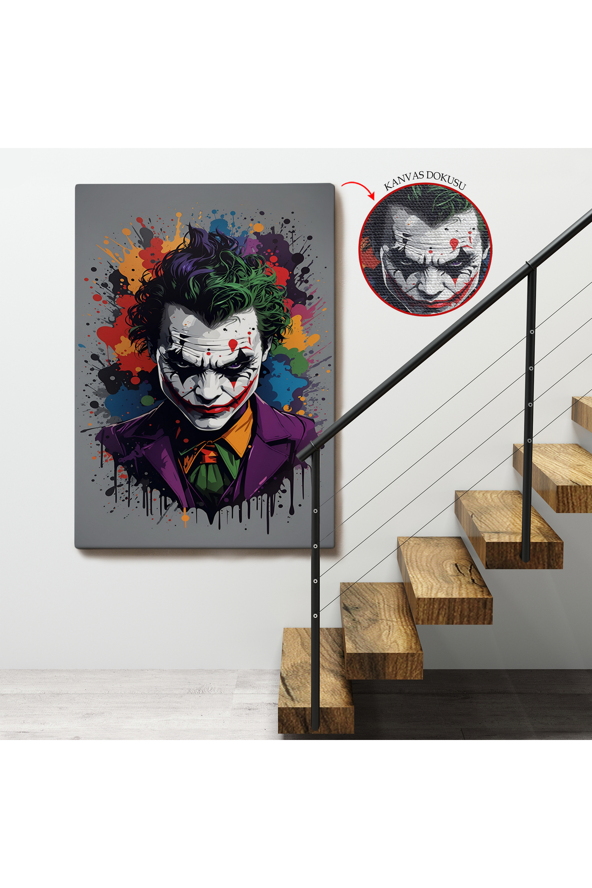 Joker Kanvas Tablosu görsel 4