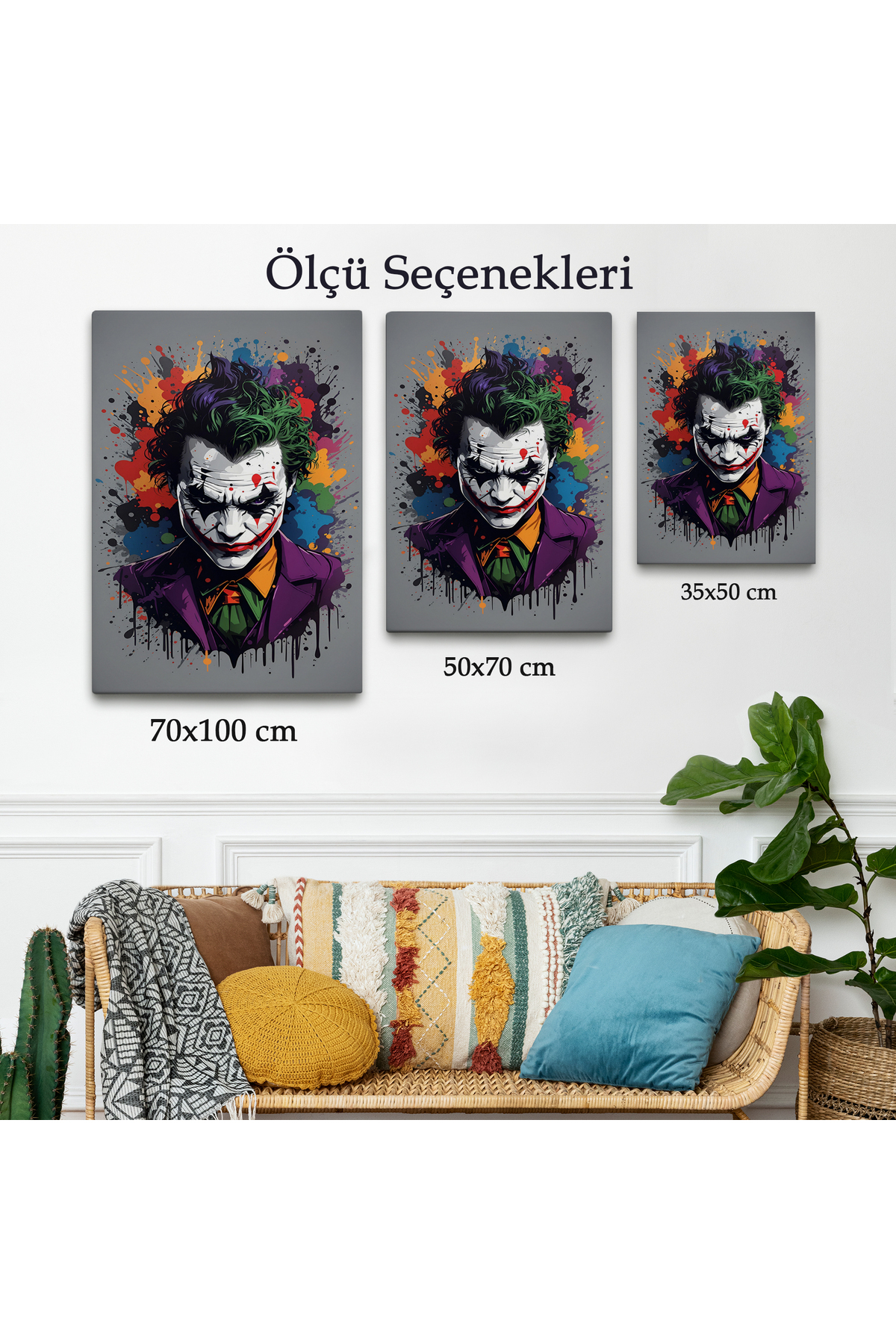 Joker Kanvas Tablosu görsel 3