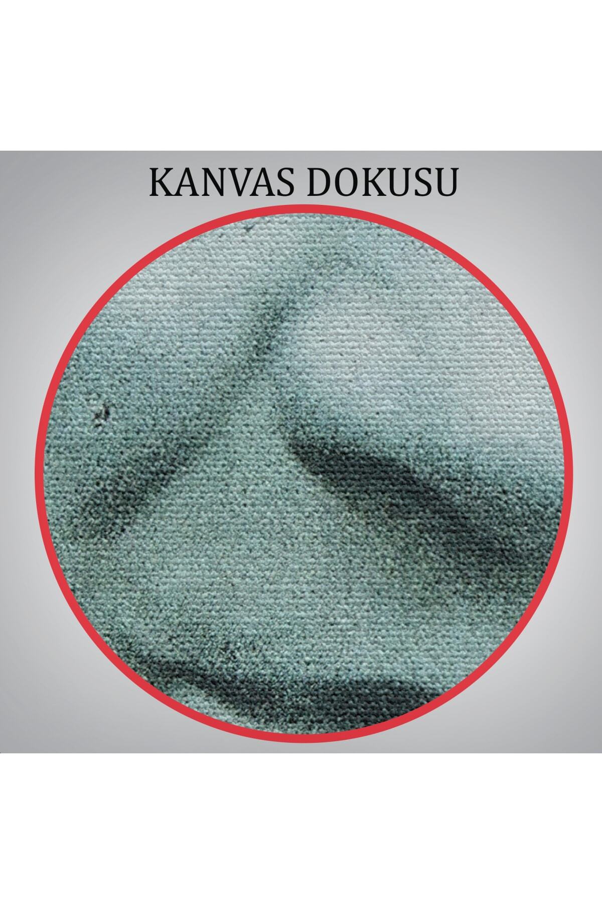 Atatürk Portre Tablosu Mustafa Kemal Atatürk Dikdörtgen Dekoratif Kanvas Tablo-10 görsel 6