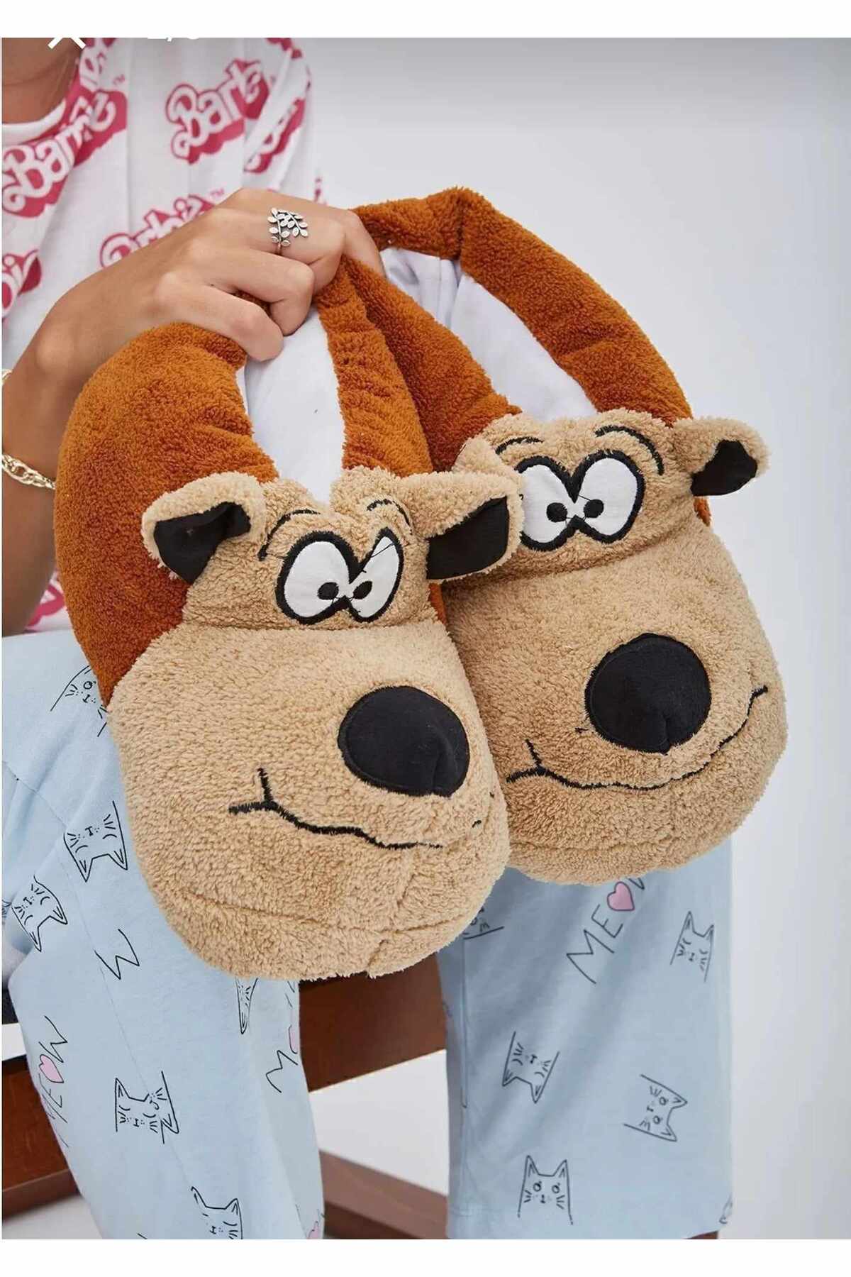 Pufyzoo Unisex Kızgın Köpek Panduf görsel 2