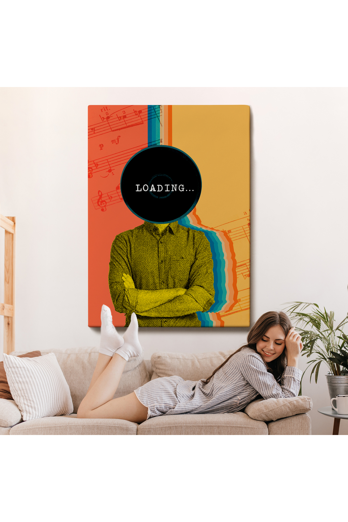 Pop Art Loading Kanvas Tablo görsel 7