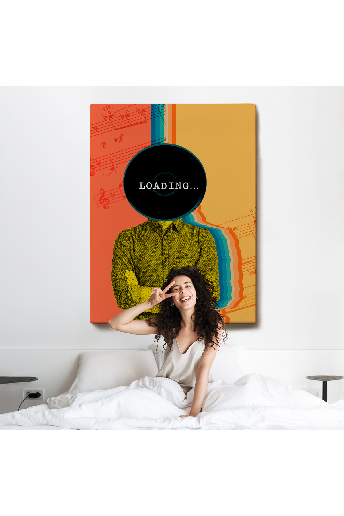 Pop Art Loading Kanvas Tablo görsel 6