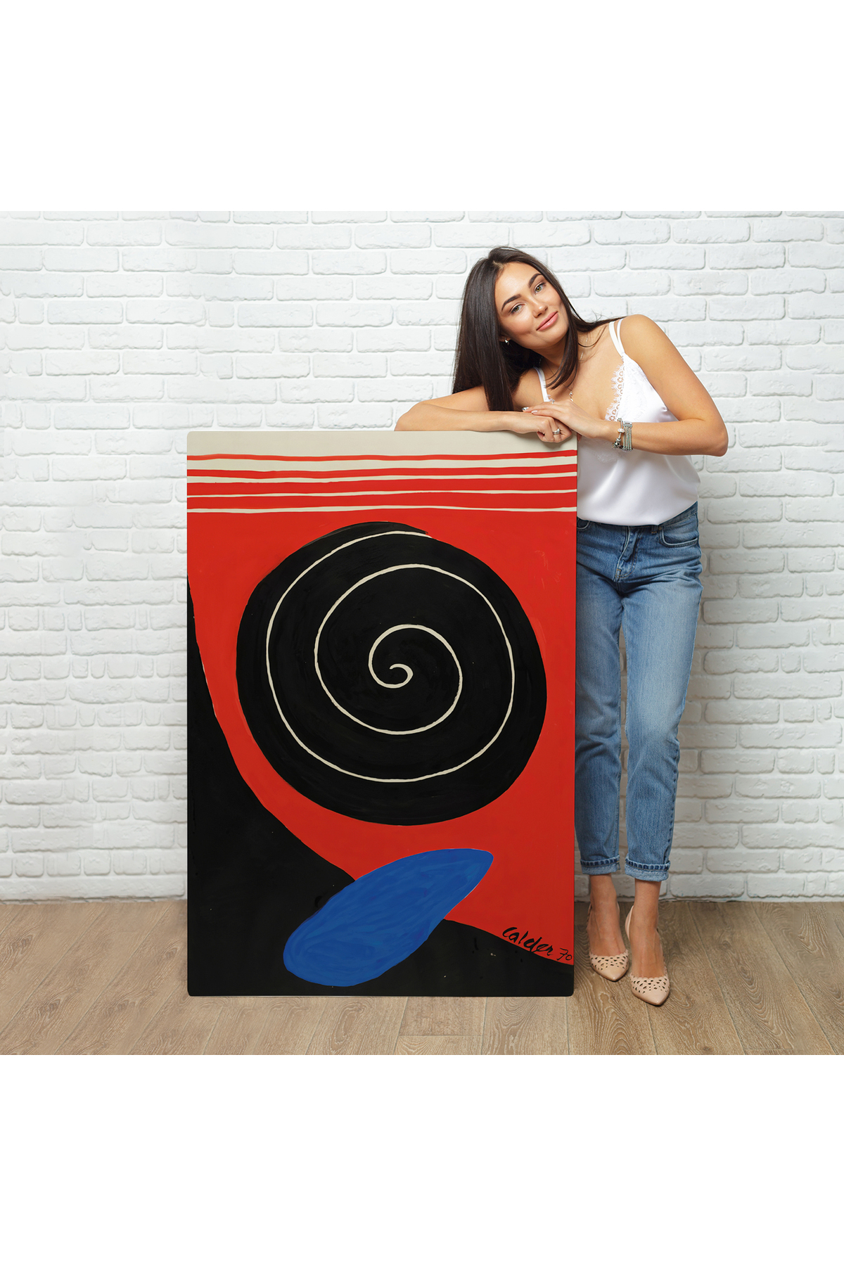 Alexander Calder - Büyük Kaya Tablosu - Big Boulder Kanvas Tablo görsel 2