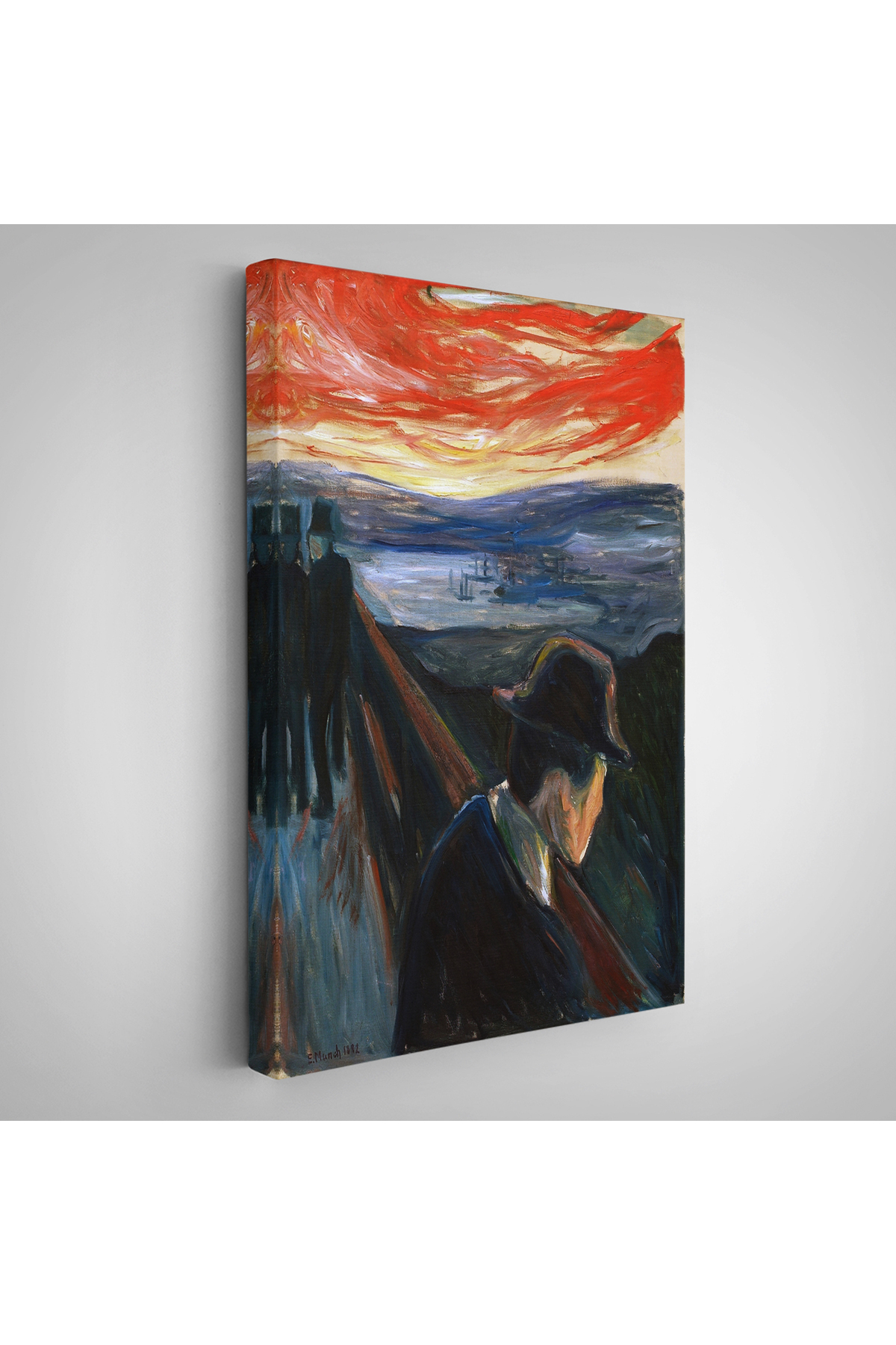 Edvard Munch - Çaresizlik Kanvas Tablosu