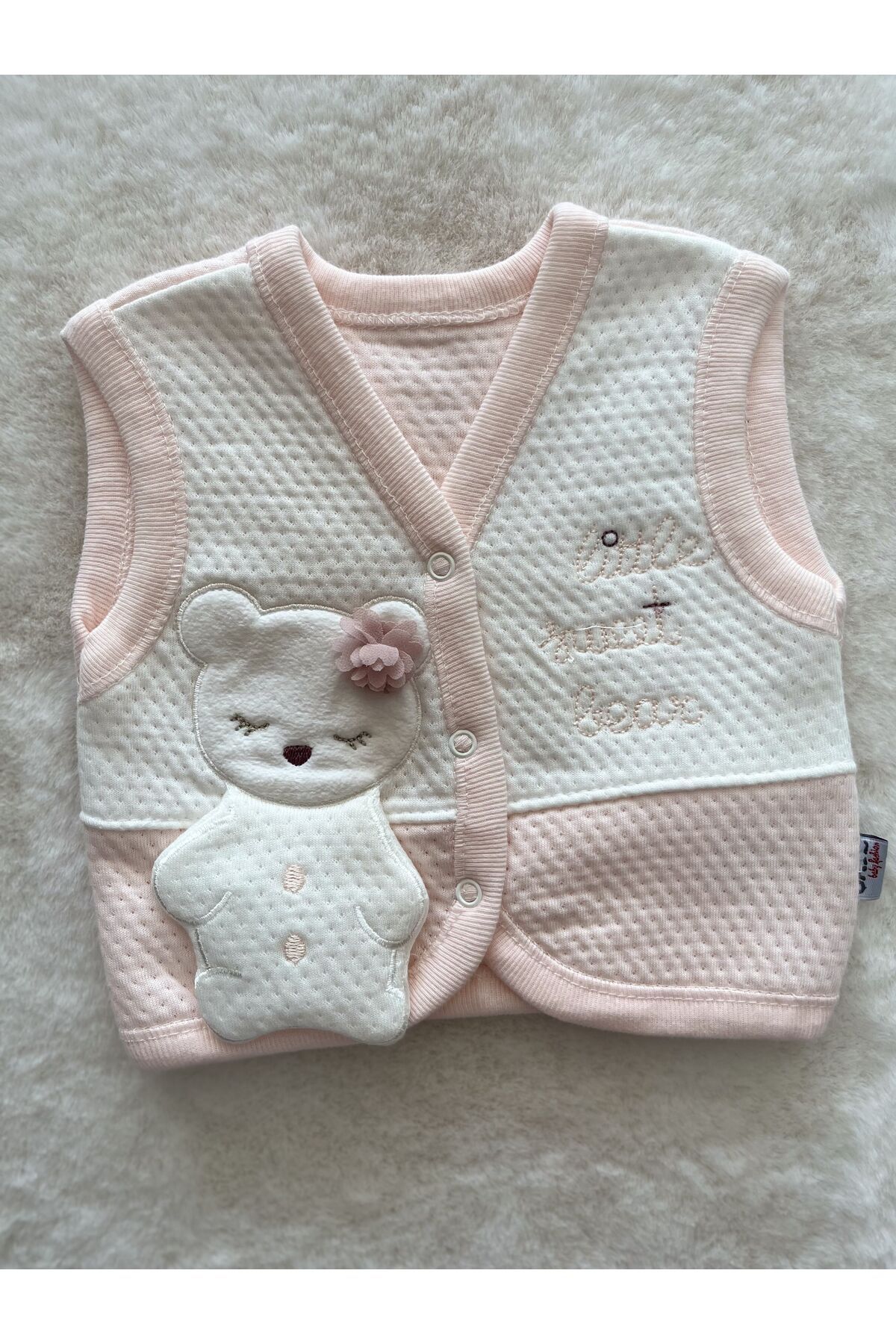 Gaye-Little Sweet Bear Quilted Vest 1