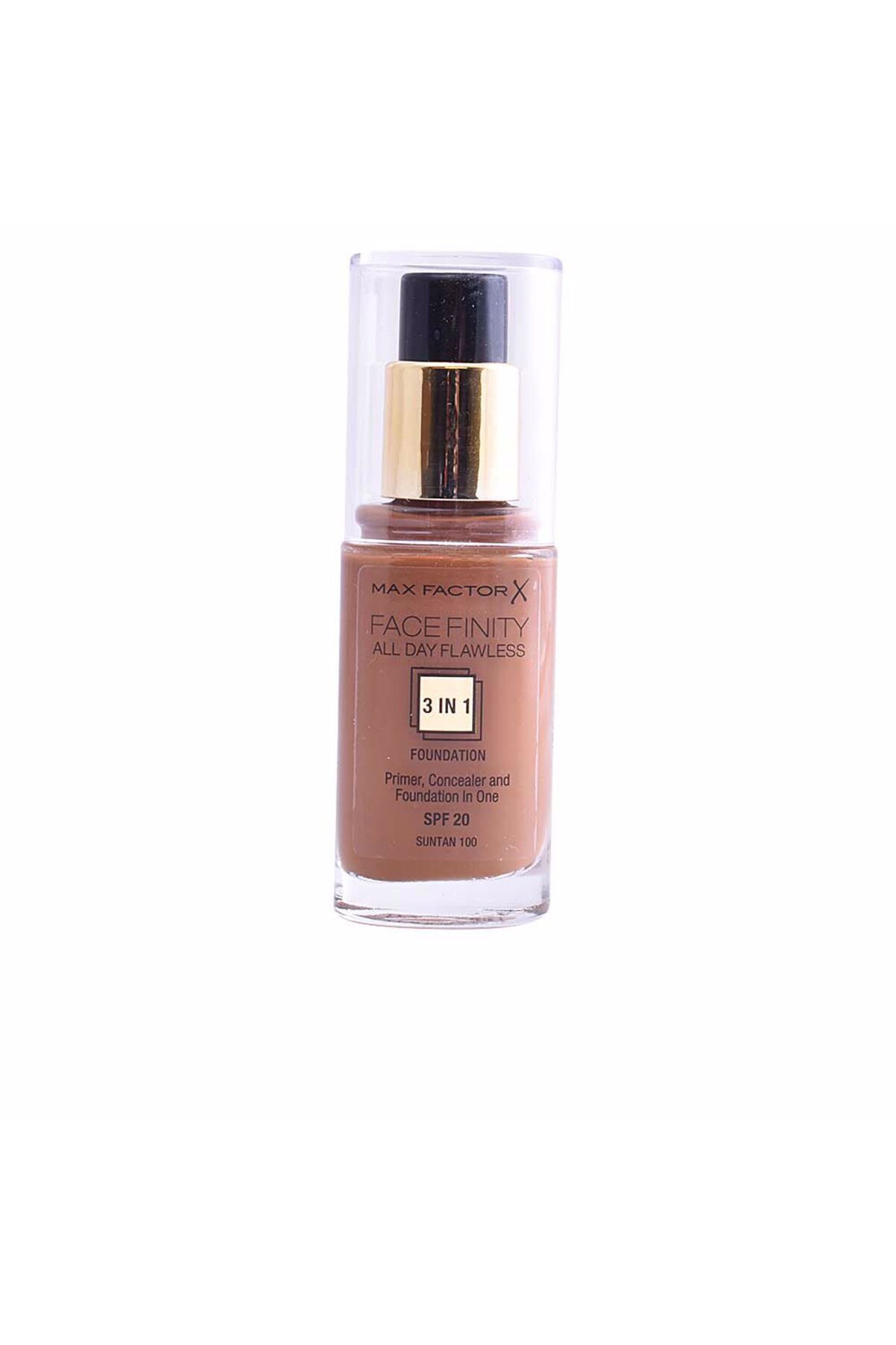 Max Factor-Facefinity All Day Flawless 3 In 1 Foundation #100-suntan Max Factor 30 ml 1