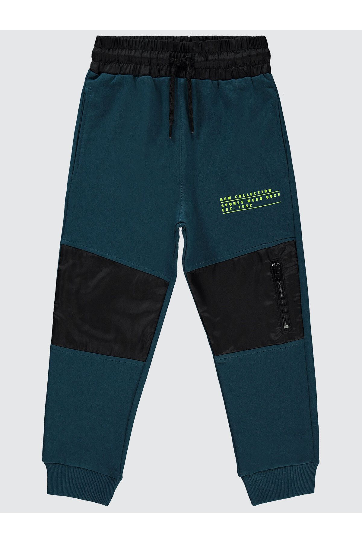 Civil Boys-6-9 Years Old Boy's Sweatpants - Dark Petrol 1