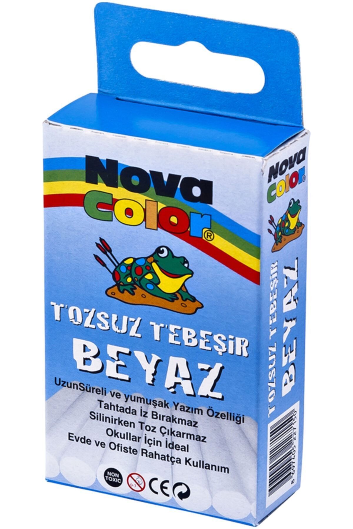 Nova Color Tebeşir Tozsuz Beyaz Nc-4110 (10 Lu Paket)