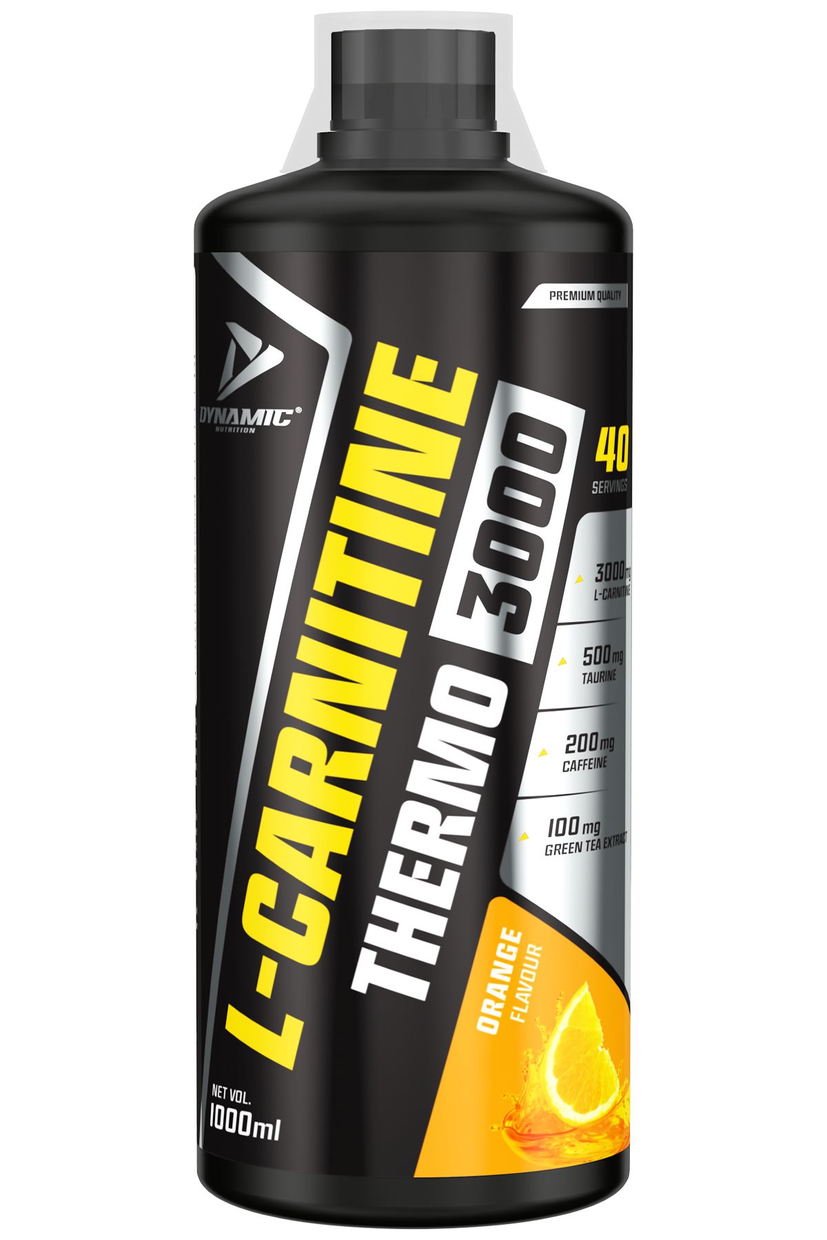 Dynamic Nutrition L-carnitine Thermo 3000 - 1000 ml - Portakal Aromalı - 40 Servis - L-karnitin-2