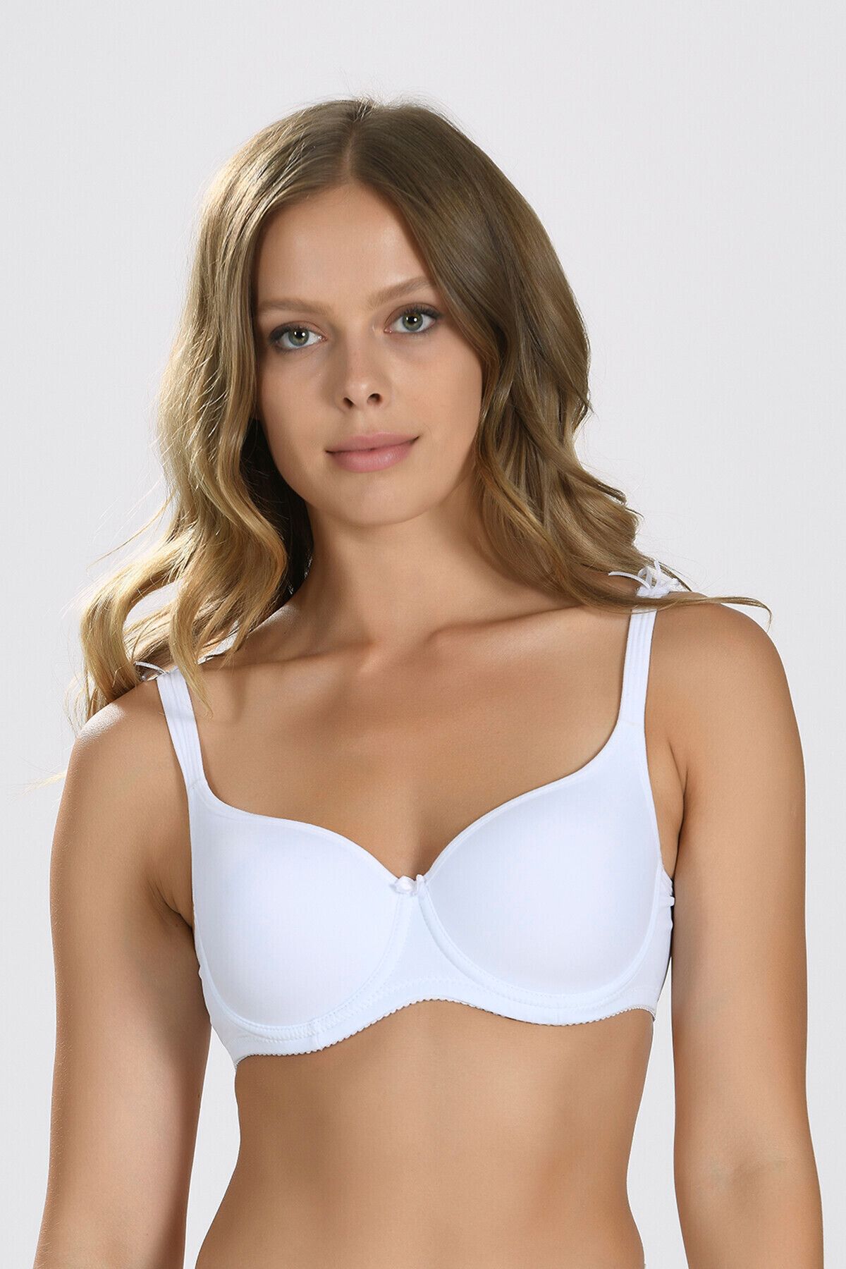 LOYA-White Basic Bra 1