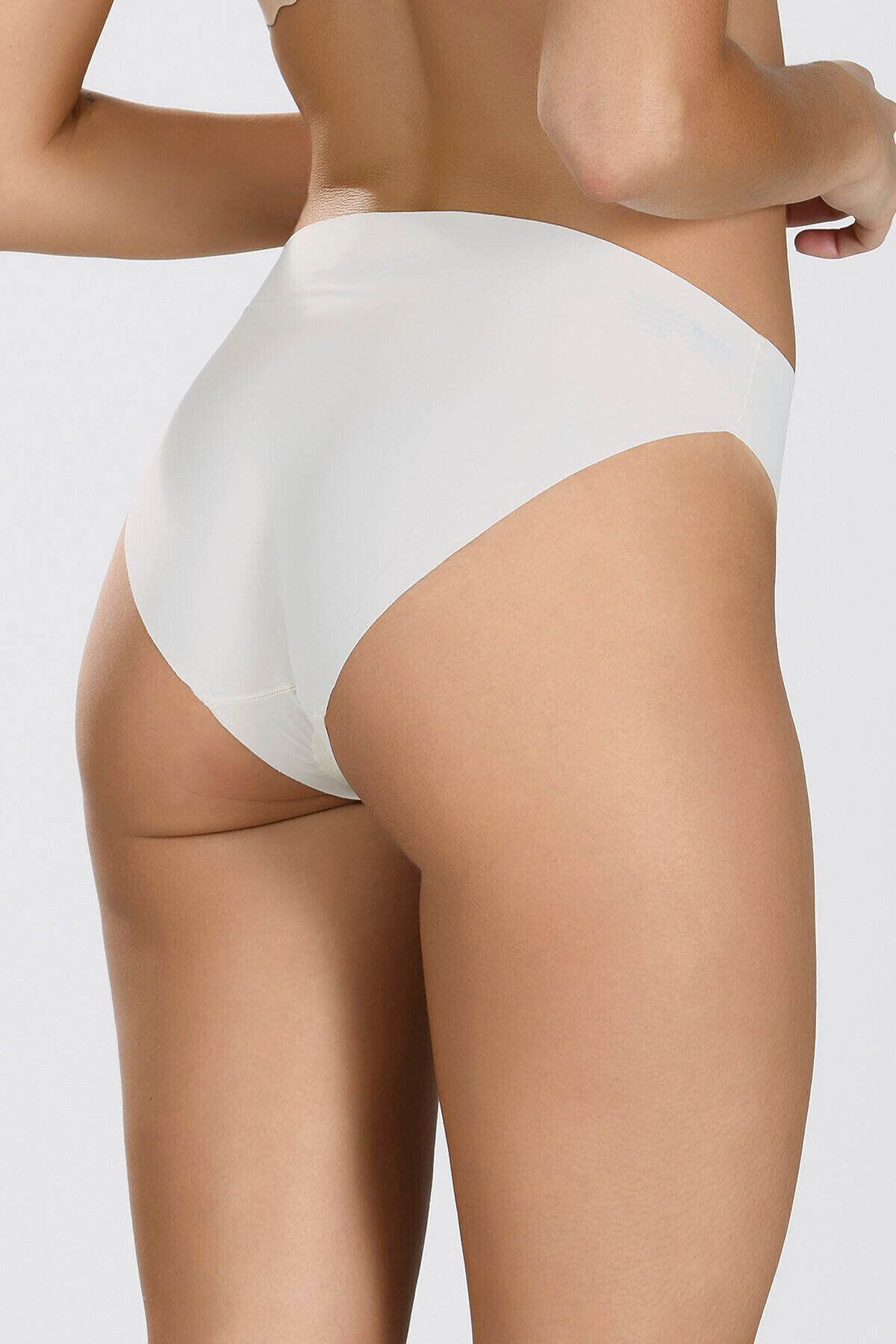 NBB-Ecru Invisible Non-Marking Shorts Panties 2