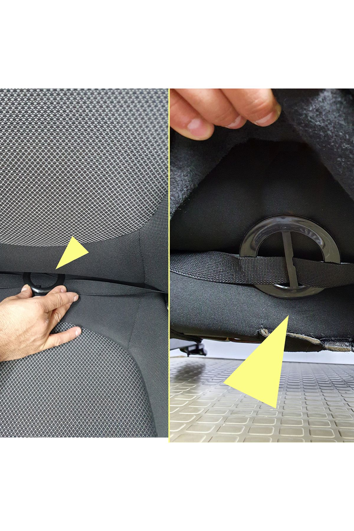 Bod-Car Seat Back Organizer Armada Series Woven Black 3
