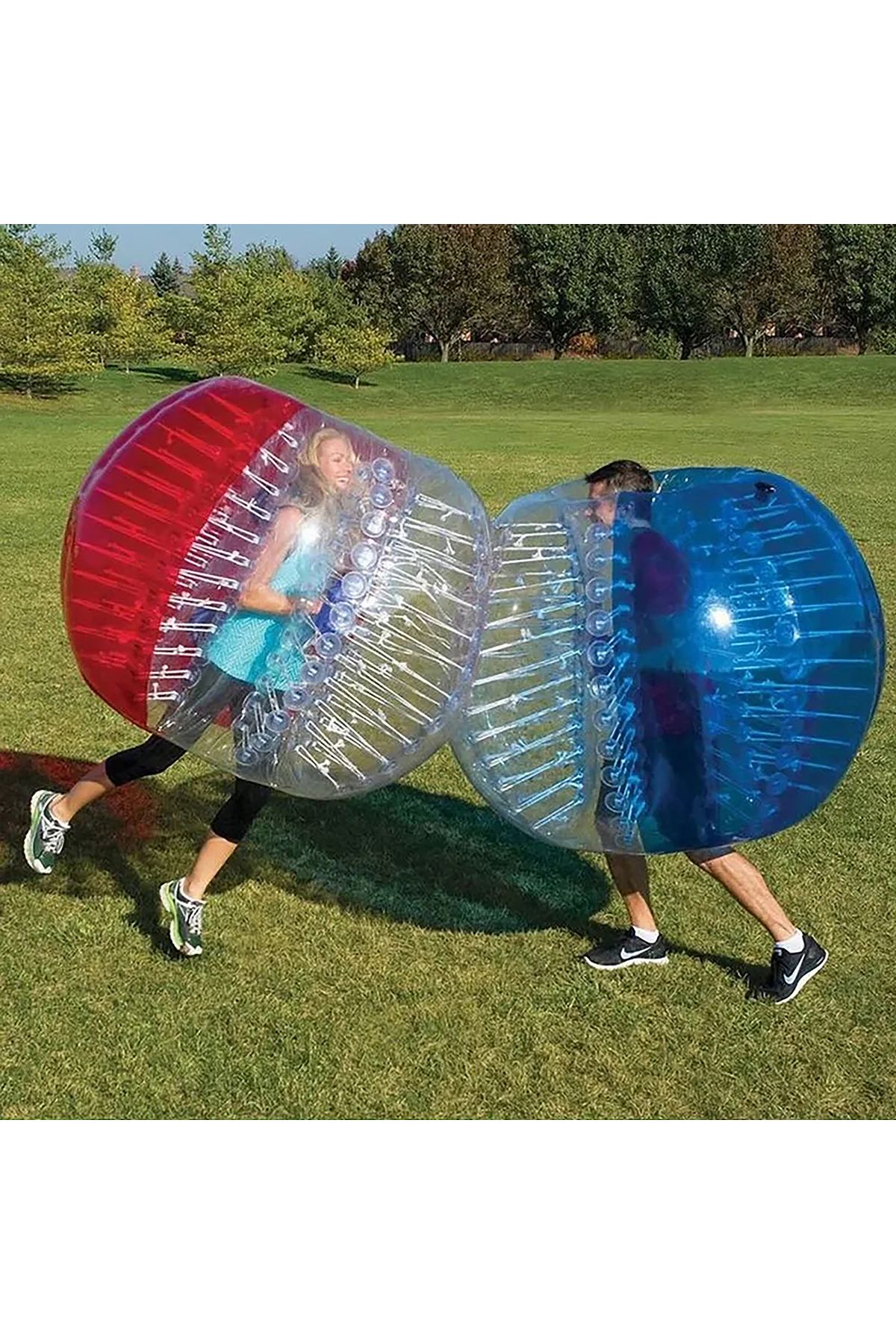 AVESSA Giyilebilir Şişme Futbol Balonu - Zorb Topu Şişme İnsan Topu - İnsan Hamster Topu ( Bubble ) - Pvc