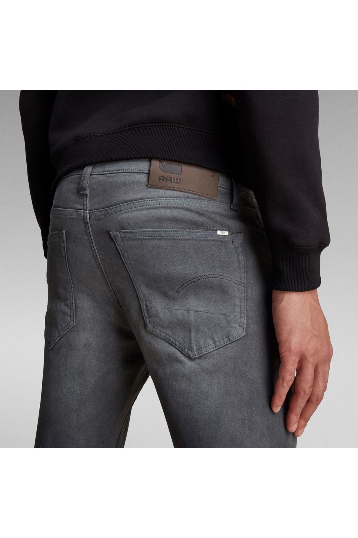 شلوار جین خاکستری مردانه G STAR RAW 51001.7863.3143 3301 تابه G-STAR RAW