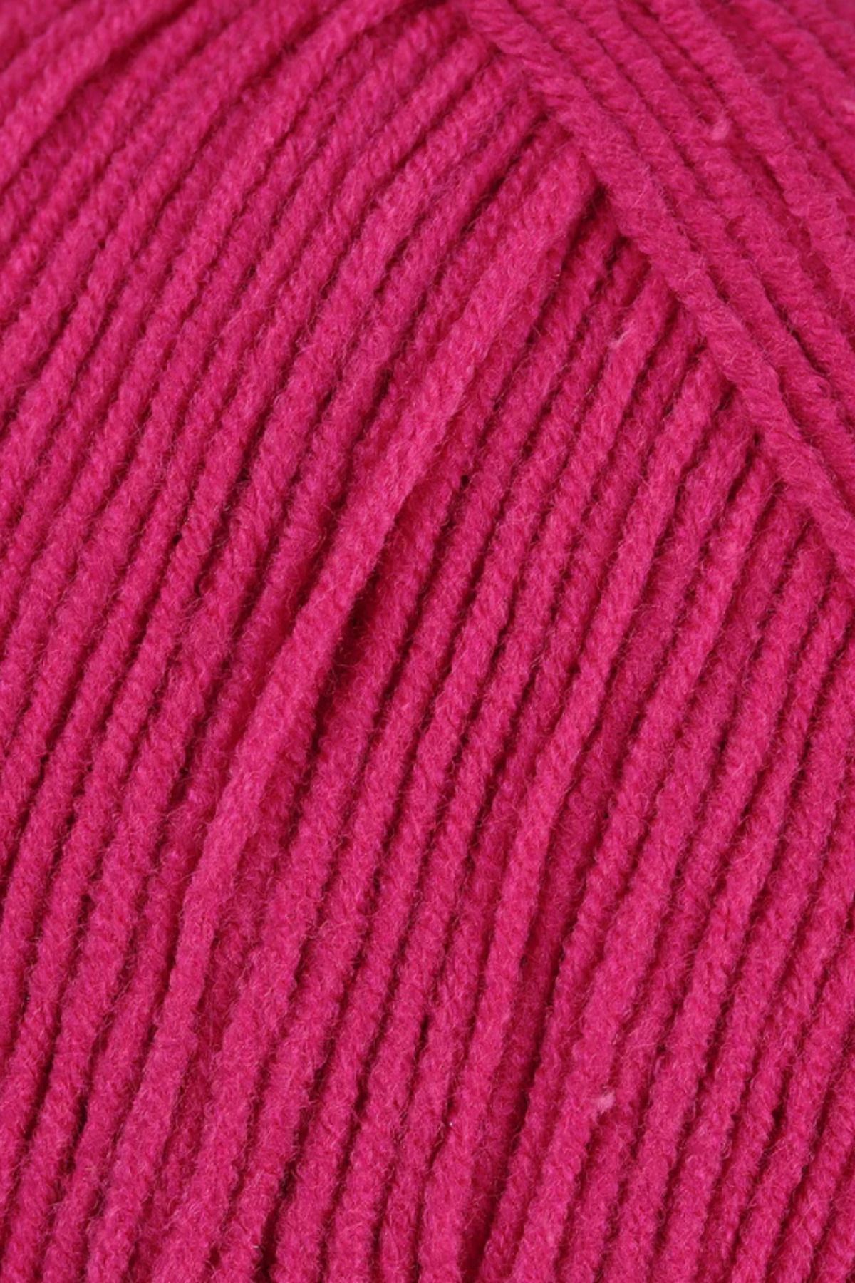 La Mia Yarn-La Mia Kent Fuchsia Hand Knitting Lanyard - L030 2