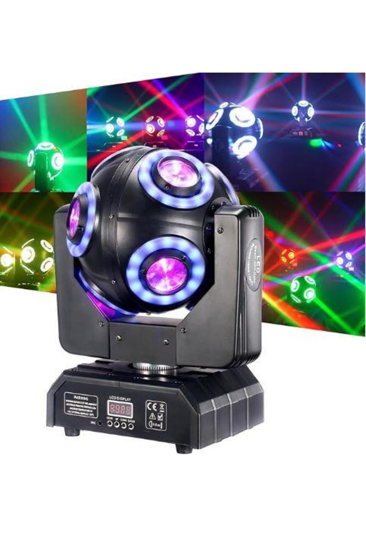 DJ PRO LED 8X15 WATT 360' MOVİNG HEAD RGB ROBOT IŞIK