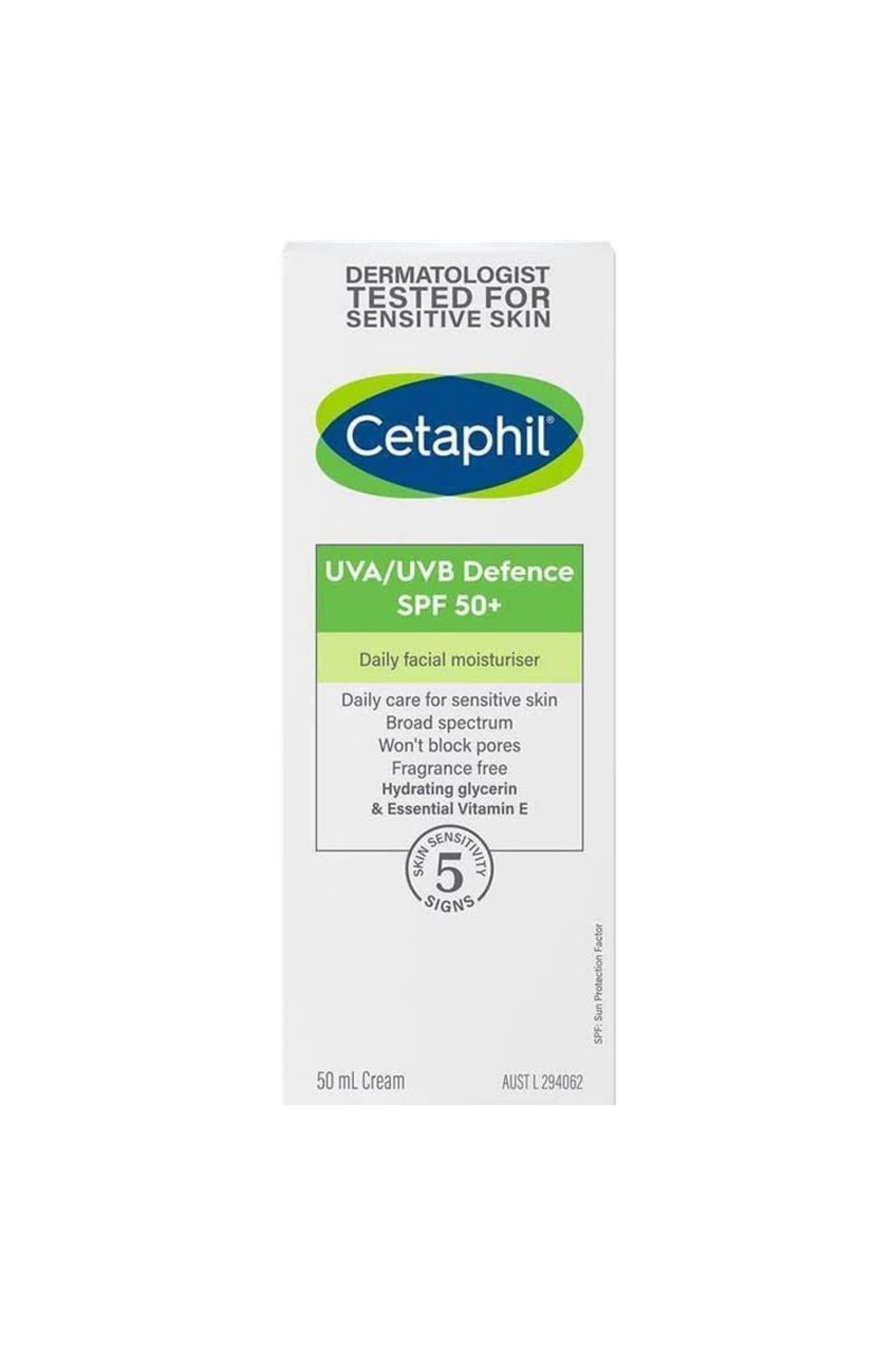 Cetaphil-- كريم حماية من الأشعة فوق البنفسجية UVA/Uvb Spf50+ - 50 مل 2