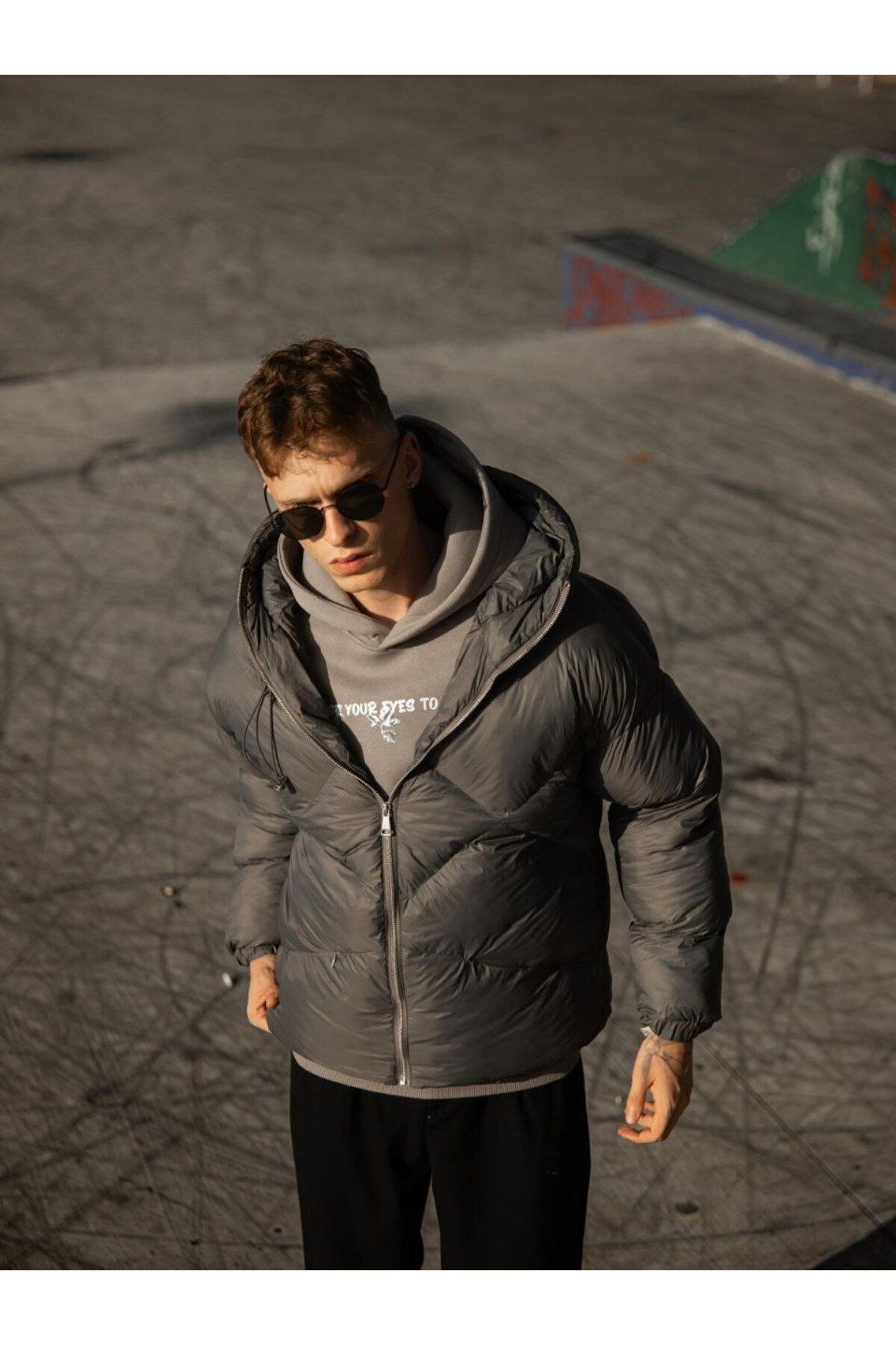 EKSİ-1-Men's Thick Puffer Coat 1