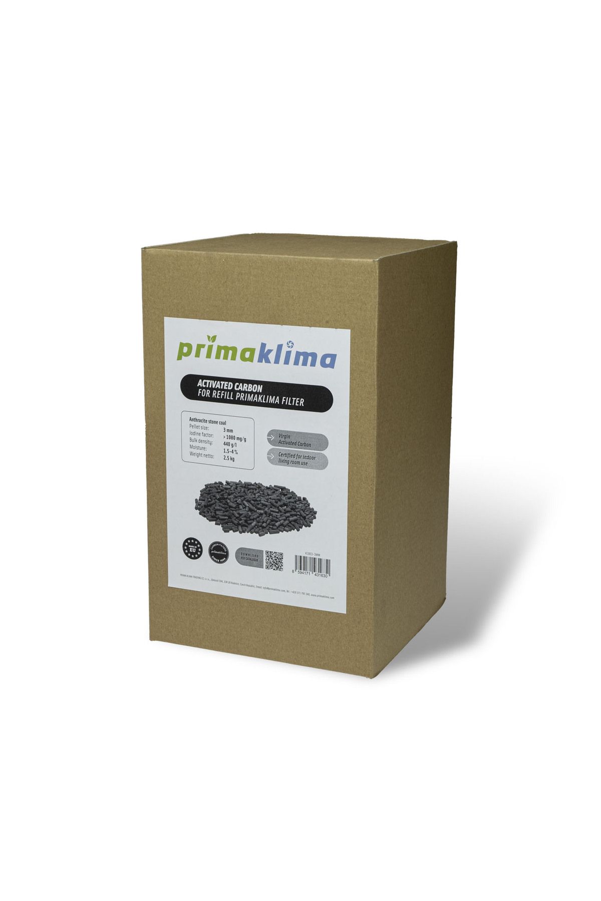 Prima Klima Aktif Karbon 3 Mm 2.5 Kg Pelet Form