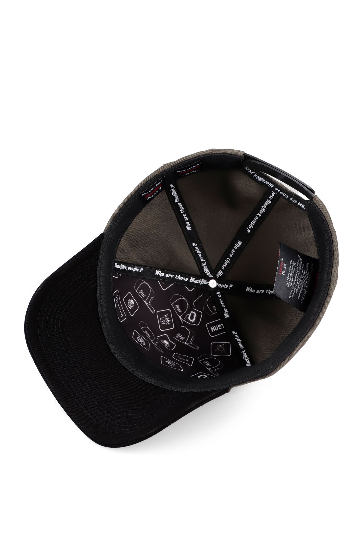 BlackBörk V1 Baseball Never You Later See You - کلاه سیاه و سفید یونیسکس (CAP) با لوگوی 2 کد