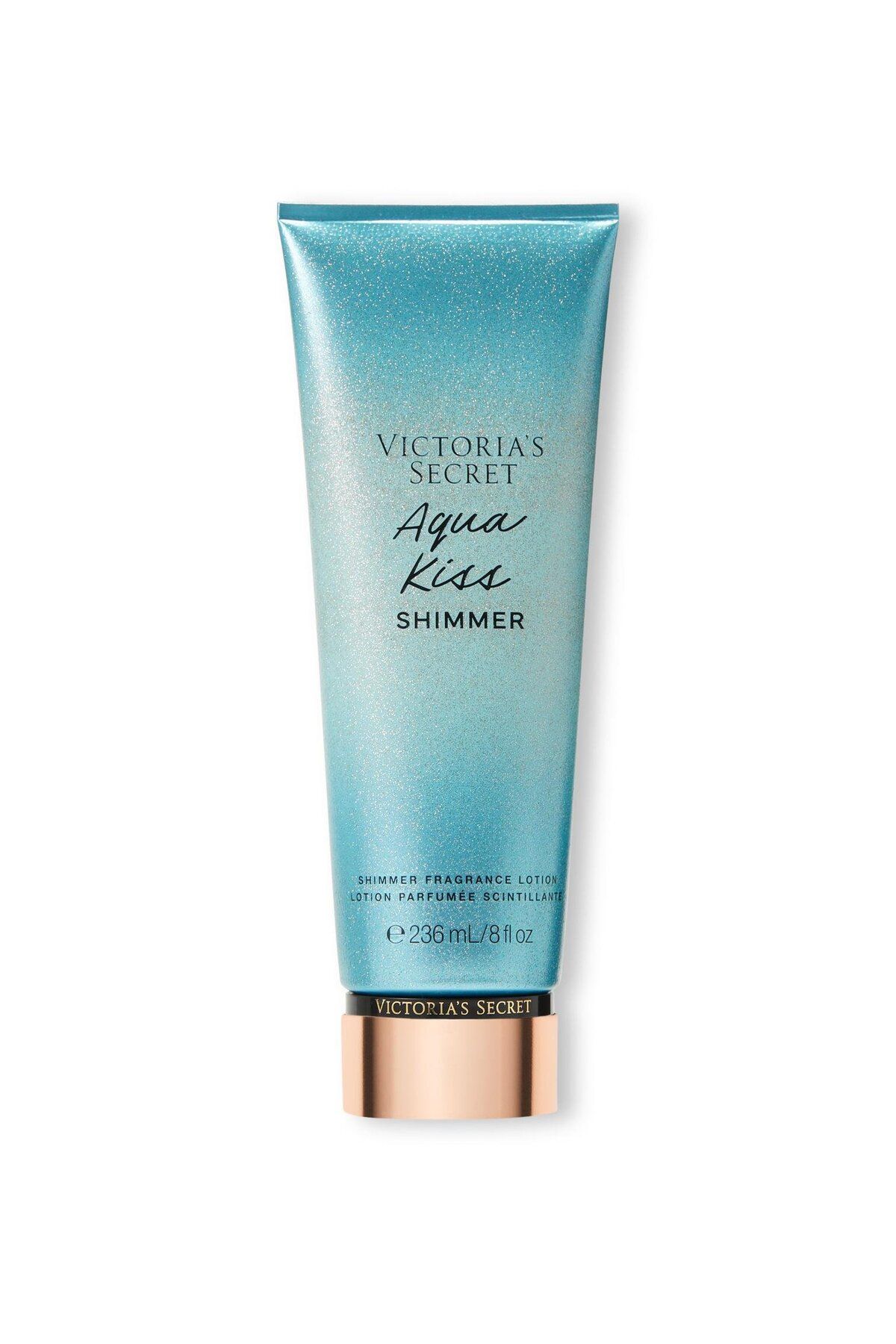 Victoria's Secret-Aqua Kiss Shimmering Body Lotion - Light and Natural 1