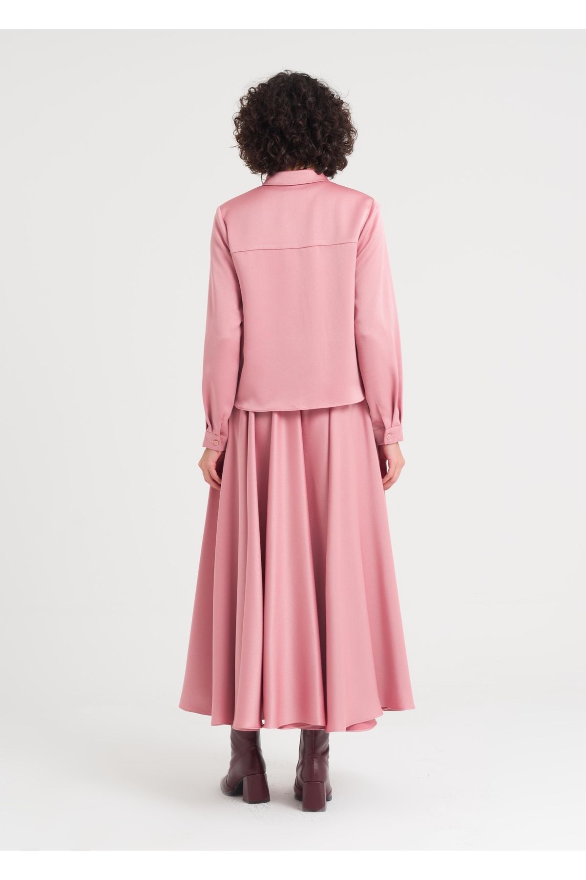 Armağan-Double Suit with Flared Skirt 3