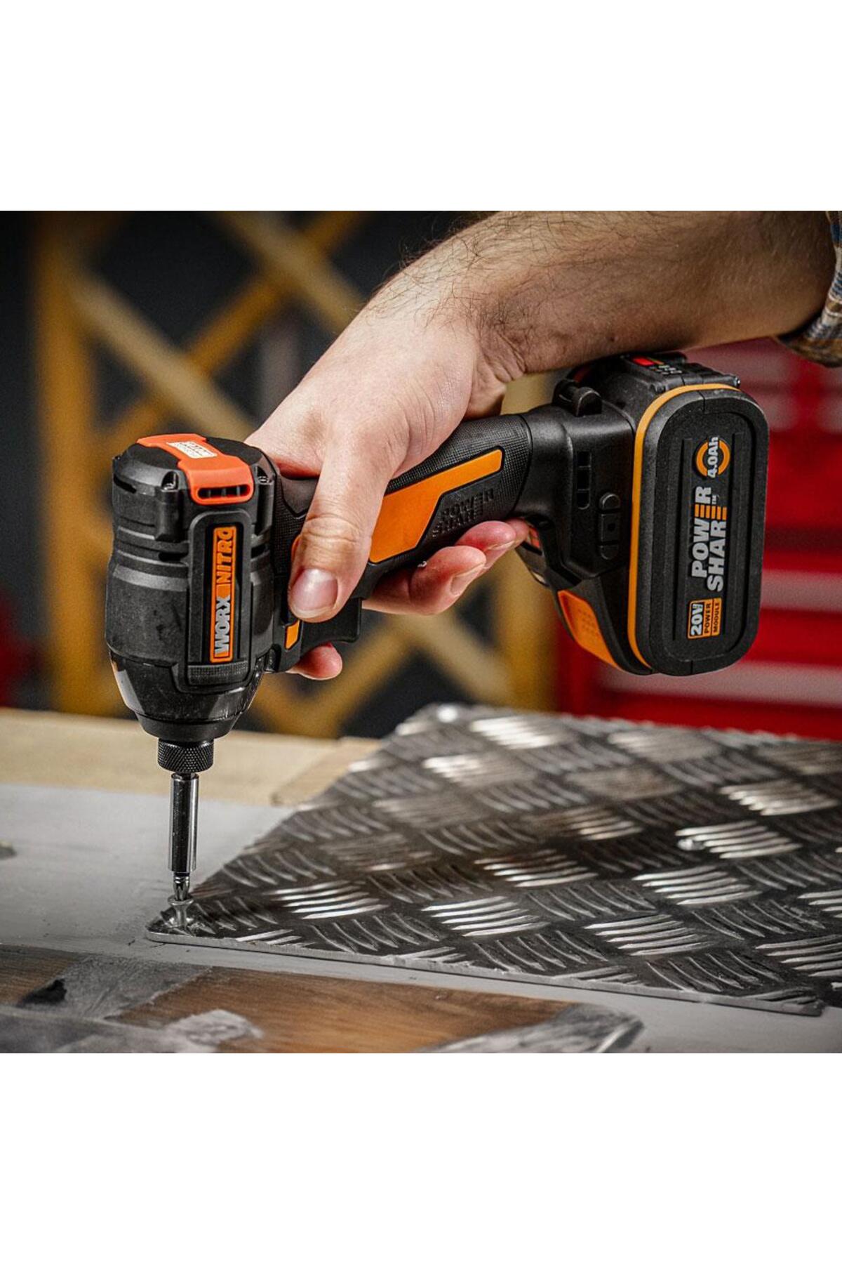 Worx WX265.9 20Volt 200Nm Kömürsüz Profesyonel Şarjlı Darbeli
