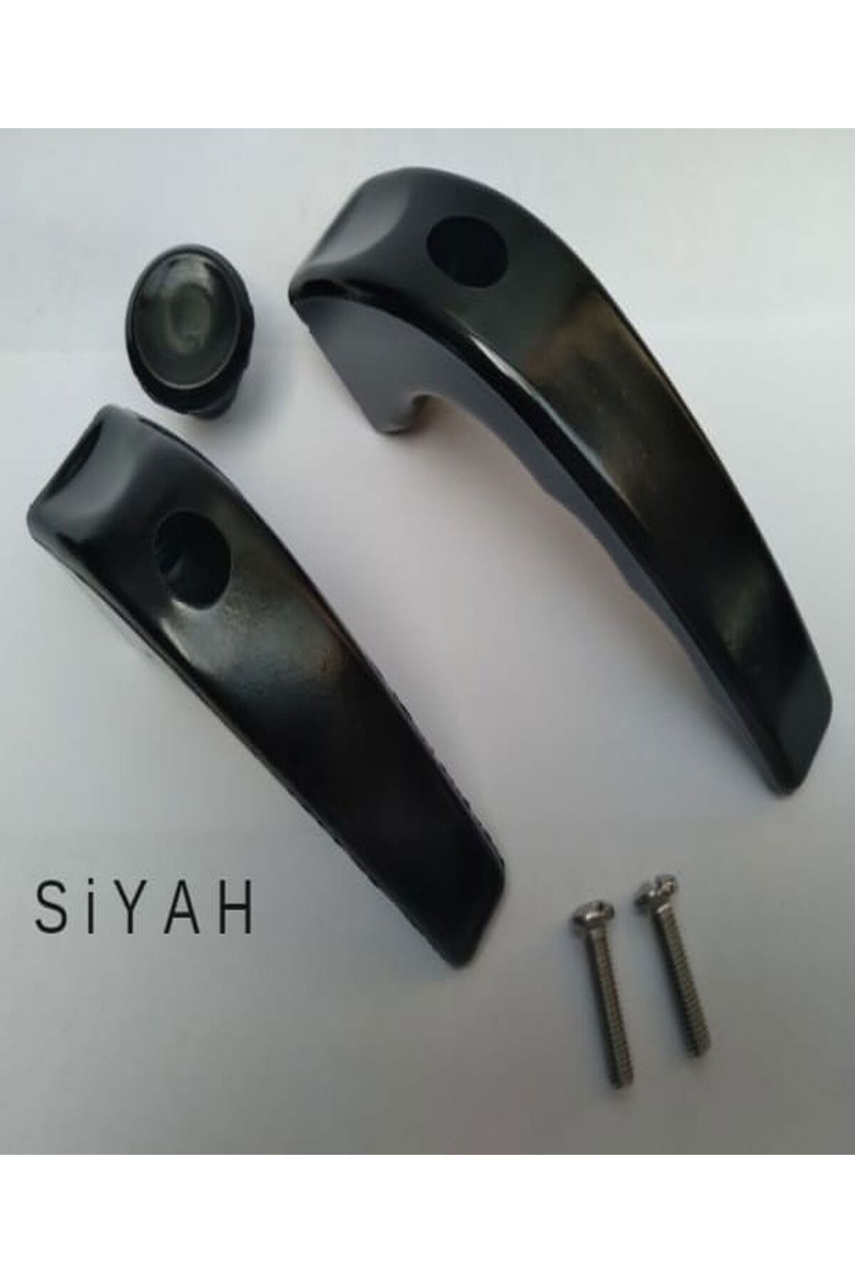shopdrm Siyah Çaydanlık Kulp Seti ( Üstten Vidalı )