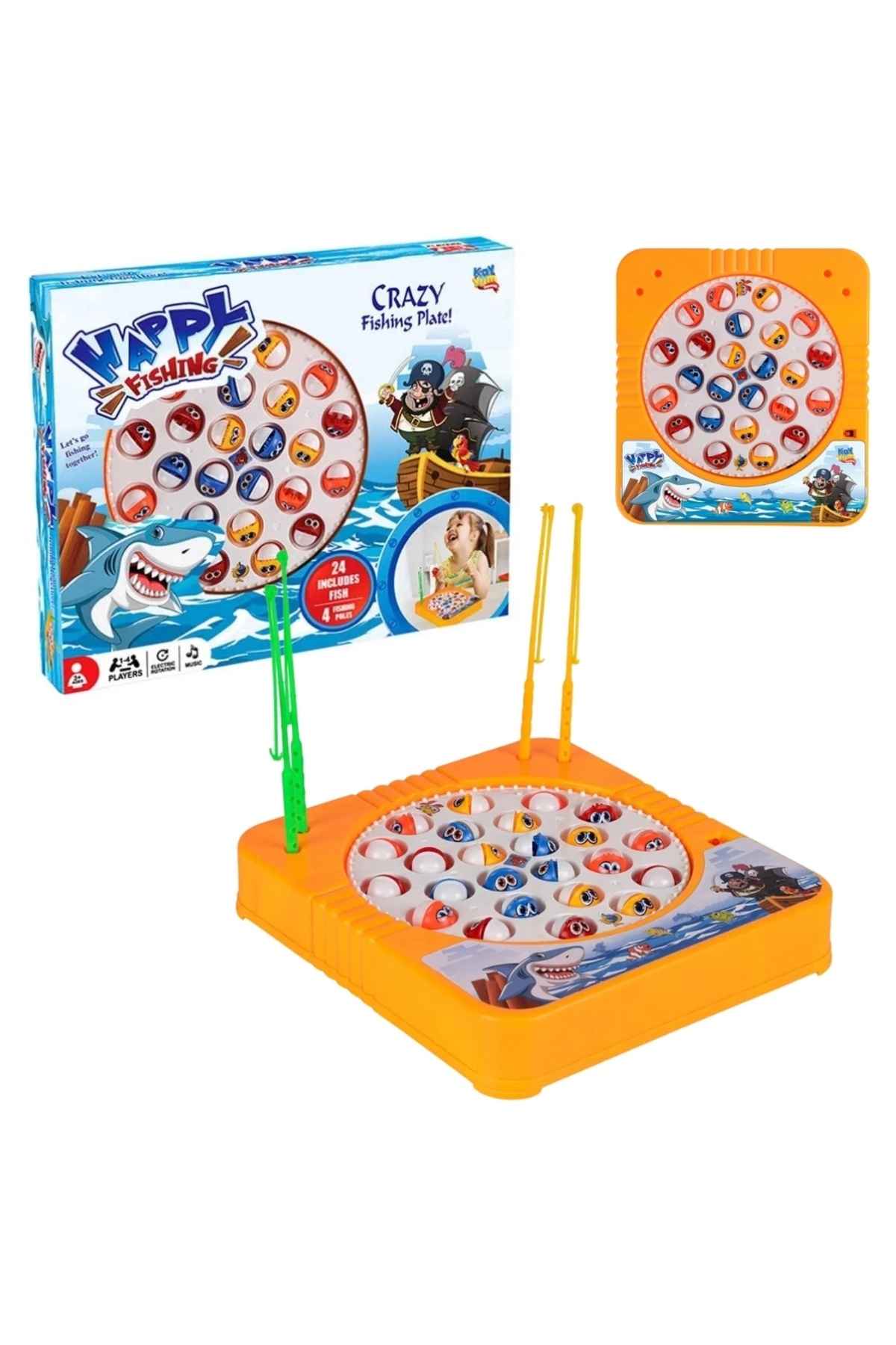 Doğan Oyuncak Dünyası Happy Fishing Pilli Balık Oyunu - Pilli