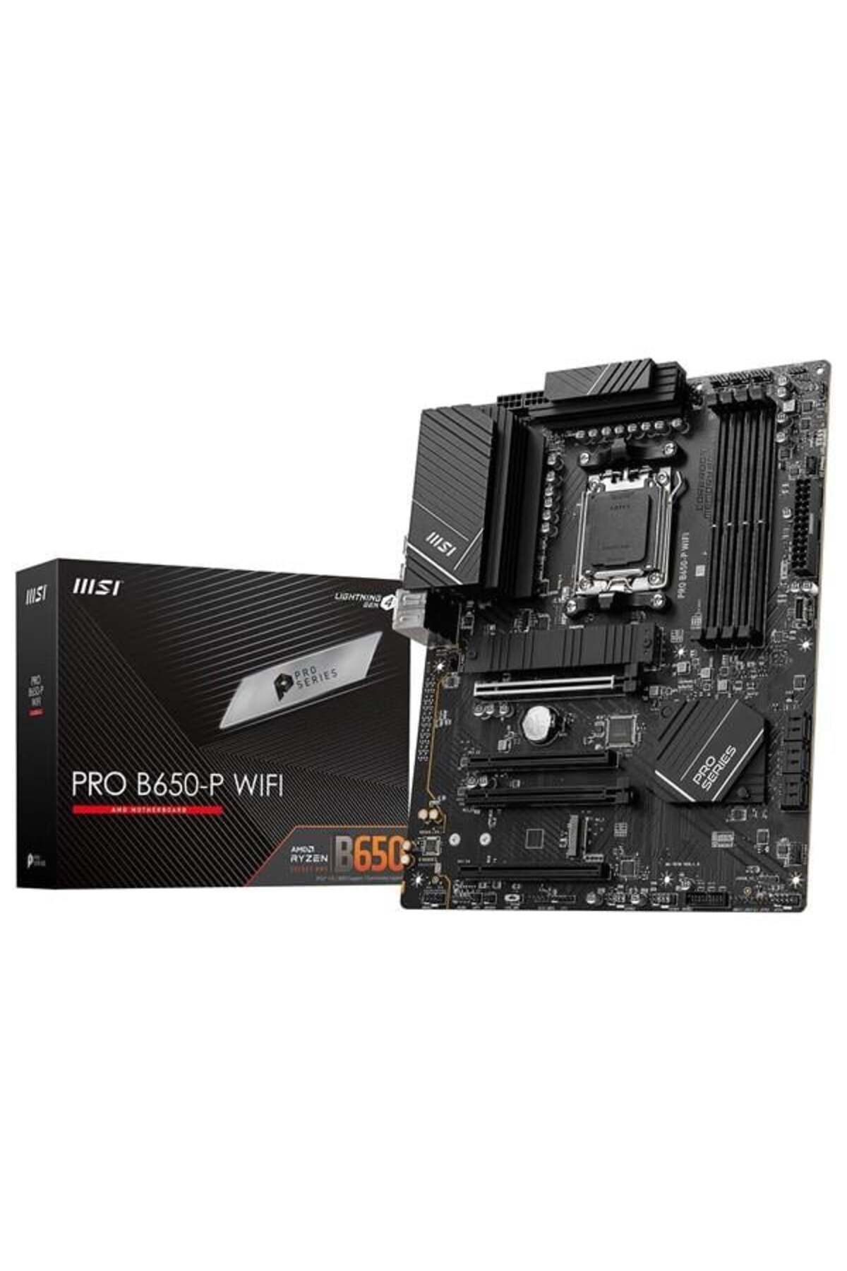 MSI PRO B650-P WIFI DDR5 HDMI DP PCIe 16X v4.0 AM5 ATX