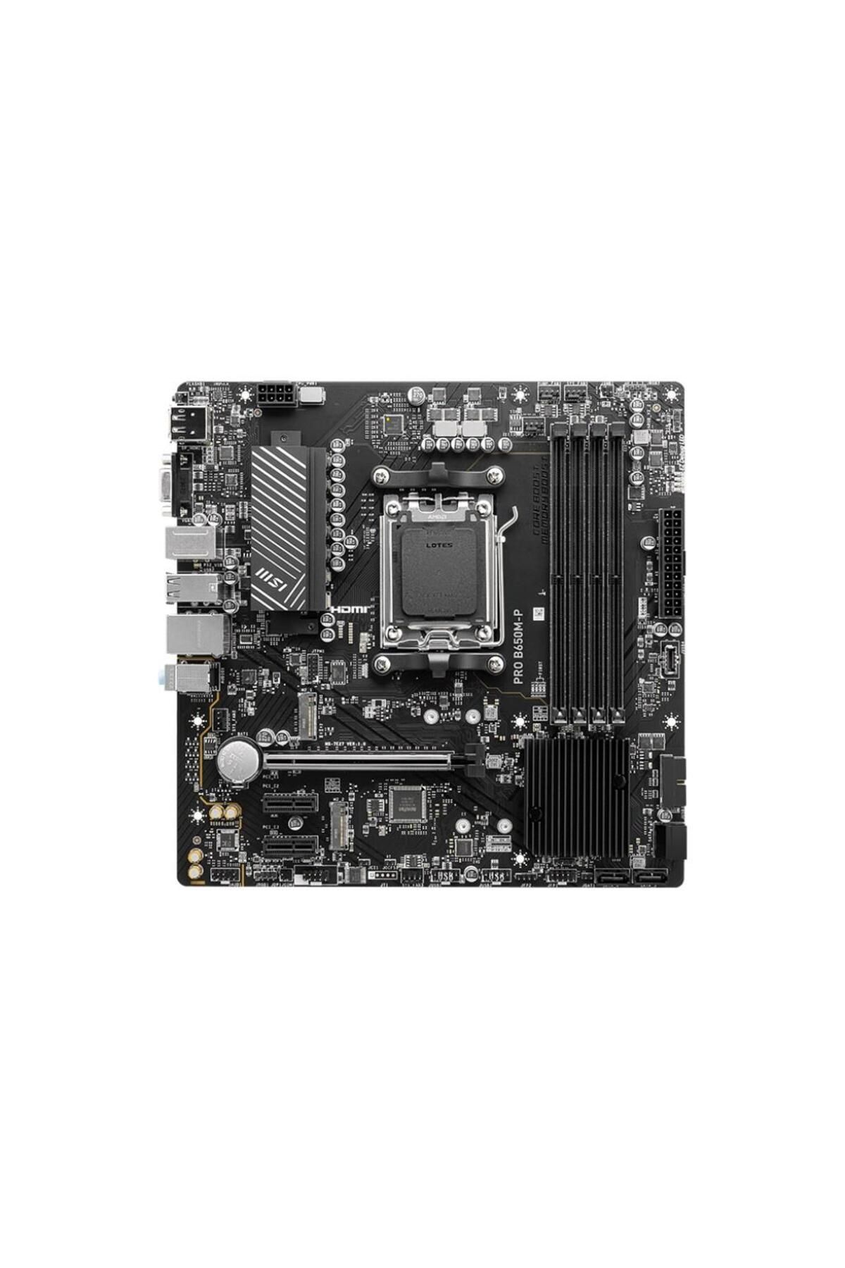 MSI-Pro B650m-p Ddr5 6000mhz(OC) Rgb Hdmi Dp Matx Am5 2