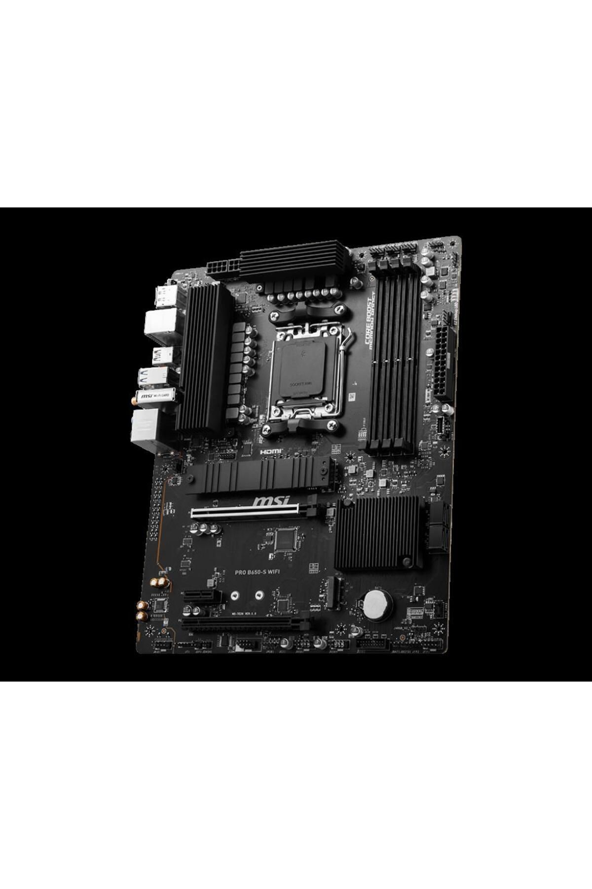 MSI-Pro B650-S Wifi Ddr5 7200(Oc)Mhz HDMI Dp M.2 Atx Am5 3