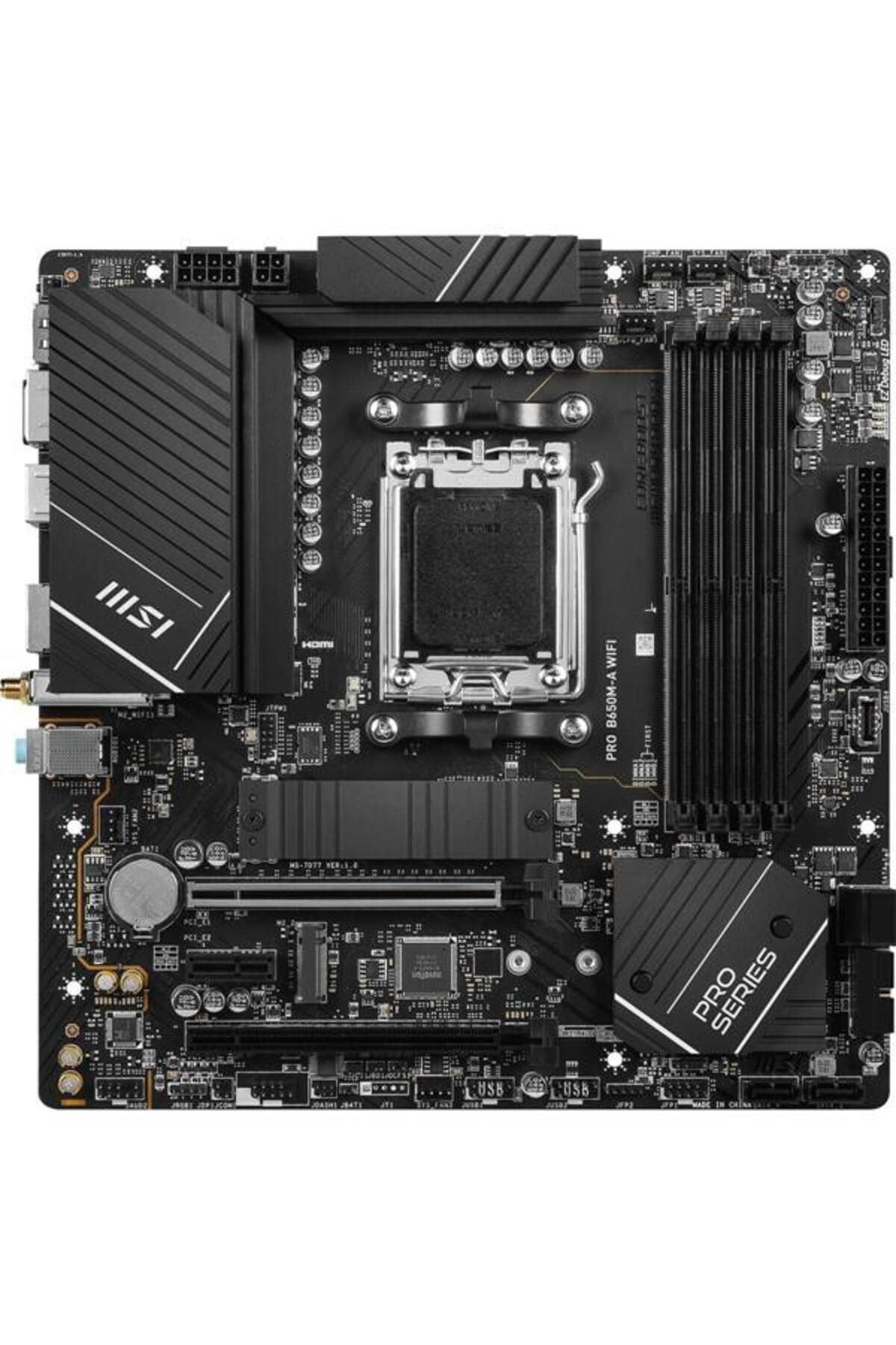 MSI-Pro B650M-A Wifi-6E Ddr5 Hdmi-Dp Pcie 4.0 Am5 Matx 1