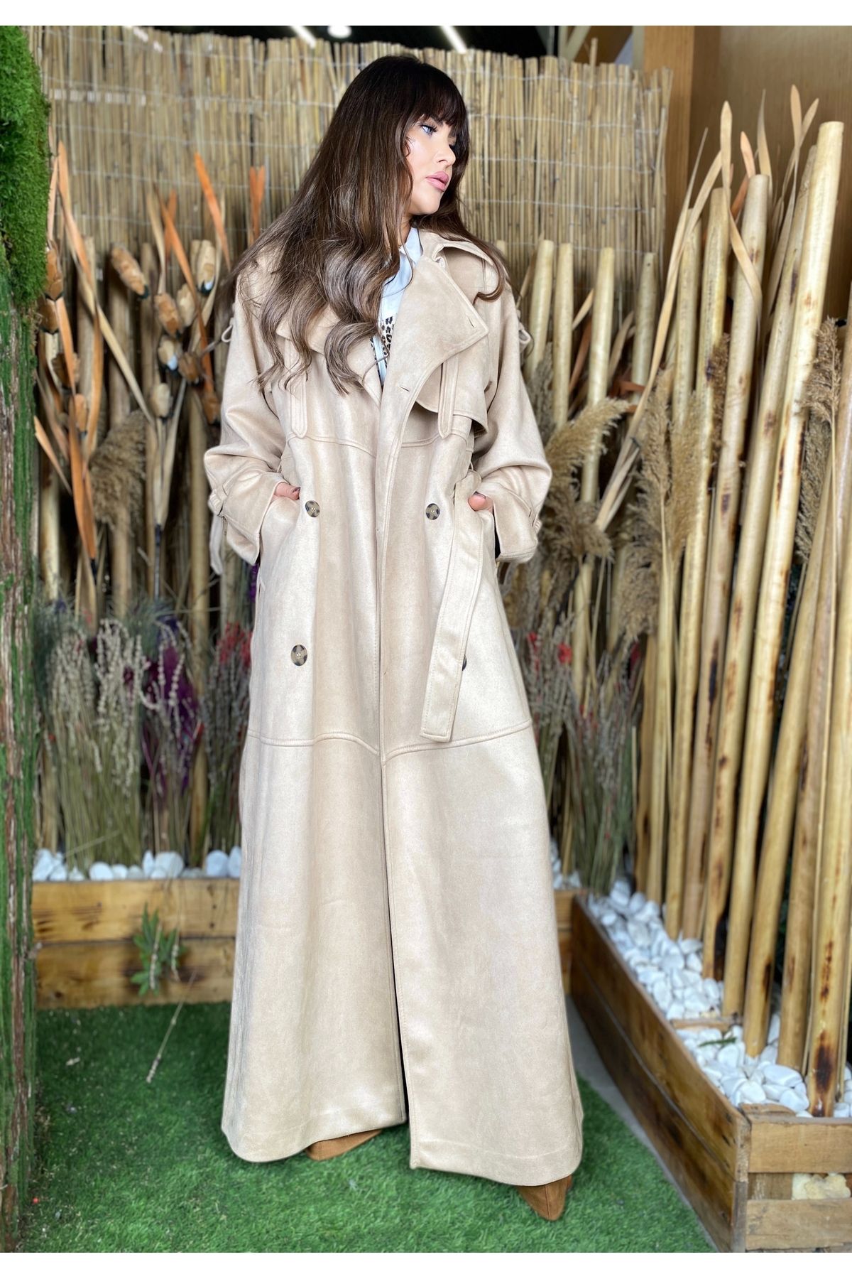 giysimo-Trench Coat - Beige - Basic 6