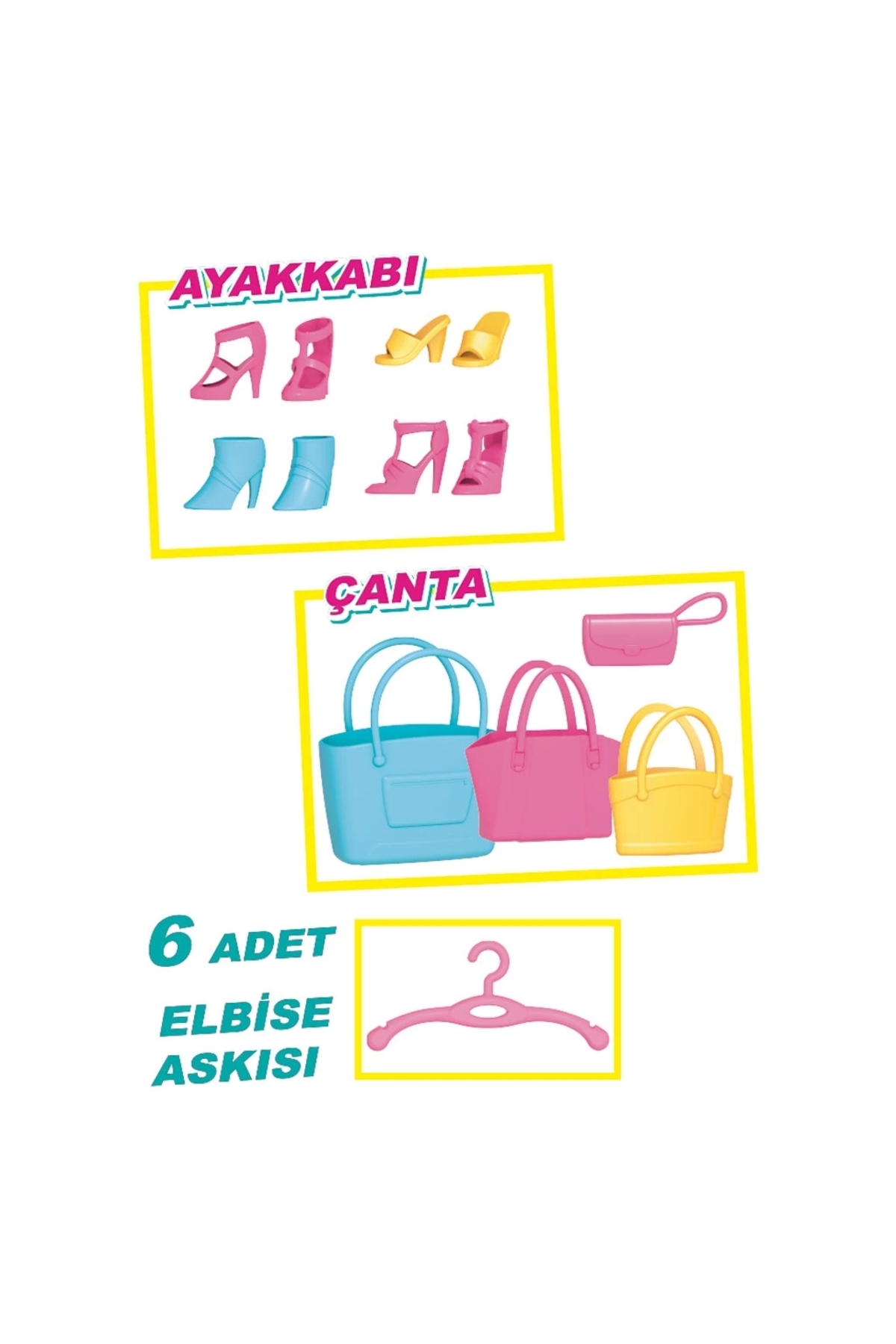 Doğan Oyuncak Dünyası Linda'nın Gardırobu - Barbie Dolap - Barbie Giysi Dolabı - Barbie Gardırop - Barbienin Kıyafet Dolap fotoğrafı 2 (önizleme)