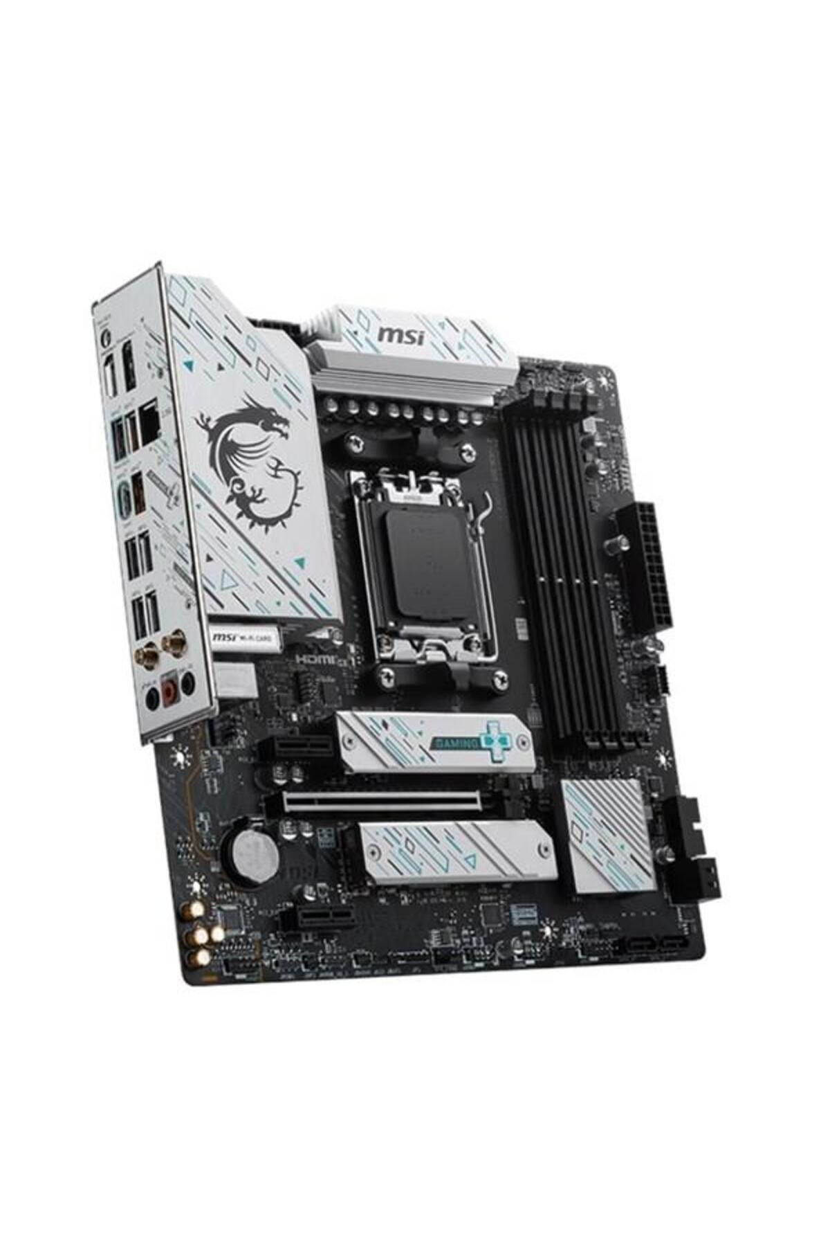 MSI-B650m Gamıng Plus Wıfı-6e Ddr5 Hdmı Dp Pcıe 16x V4.0 Am5 Matx 3